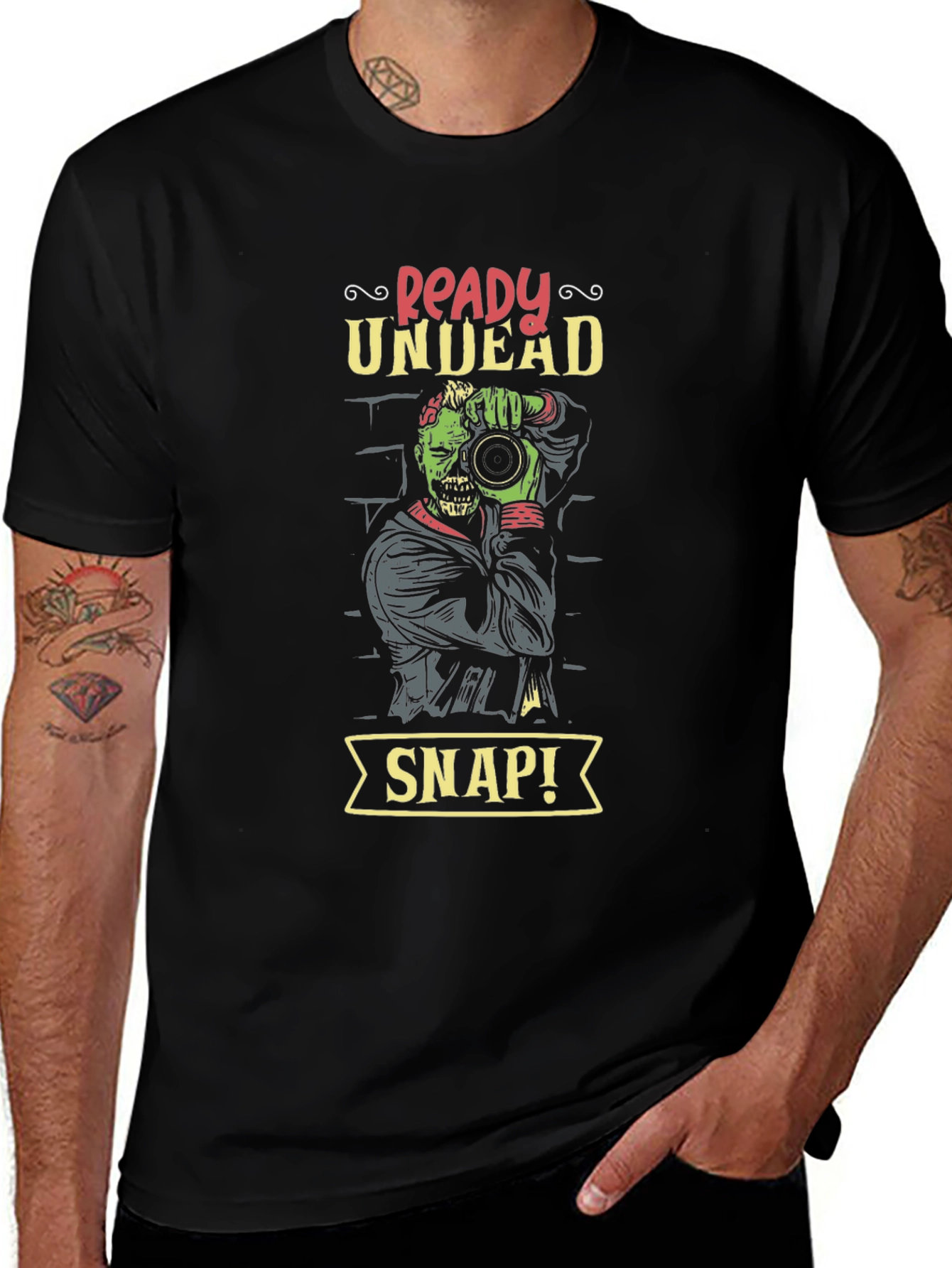 Ready Undead Snap! Graphic T-Shirt