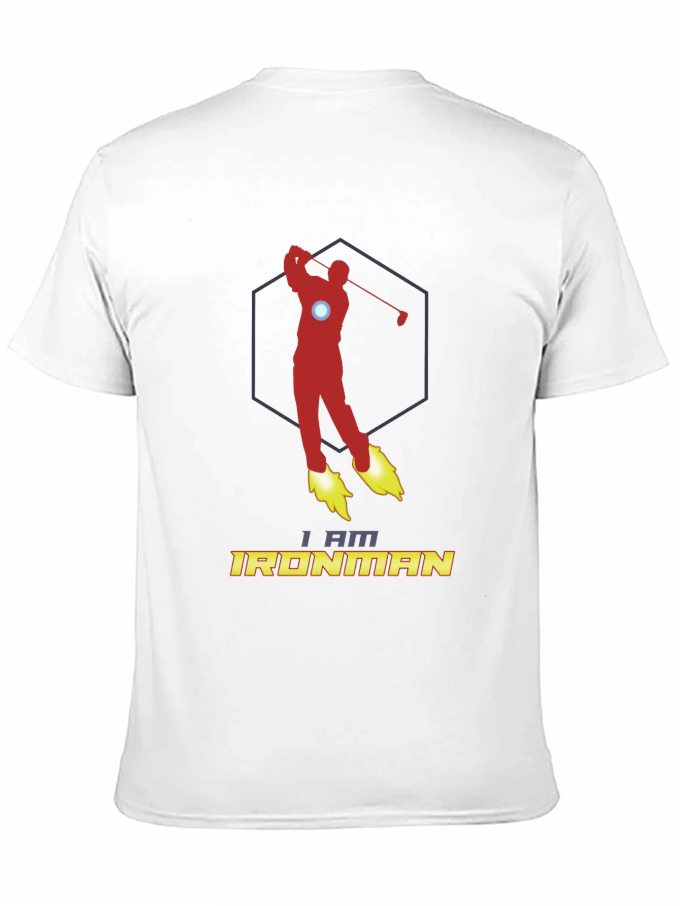 I Am Ironman Golf T-Shirt