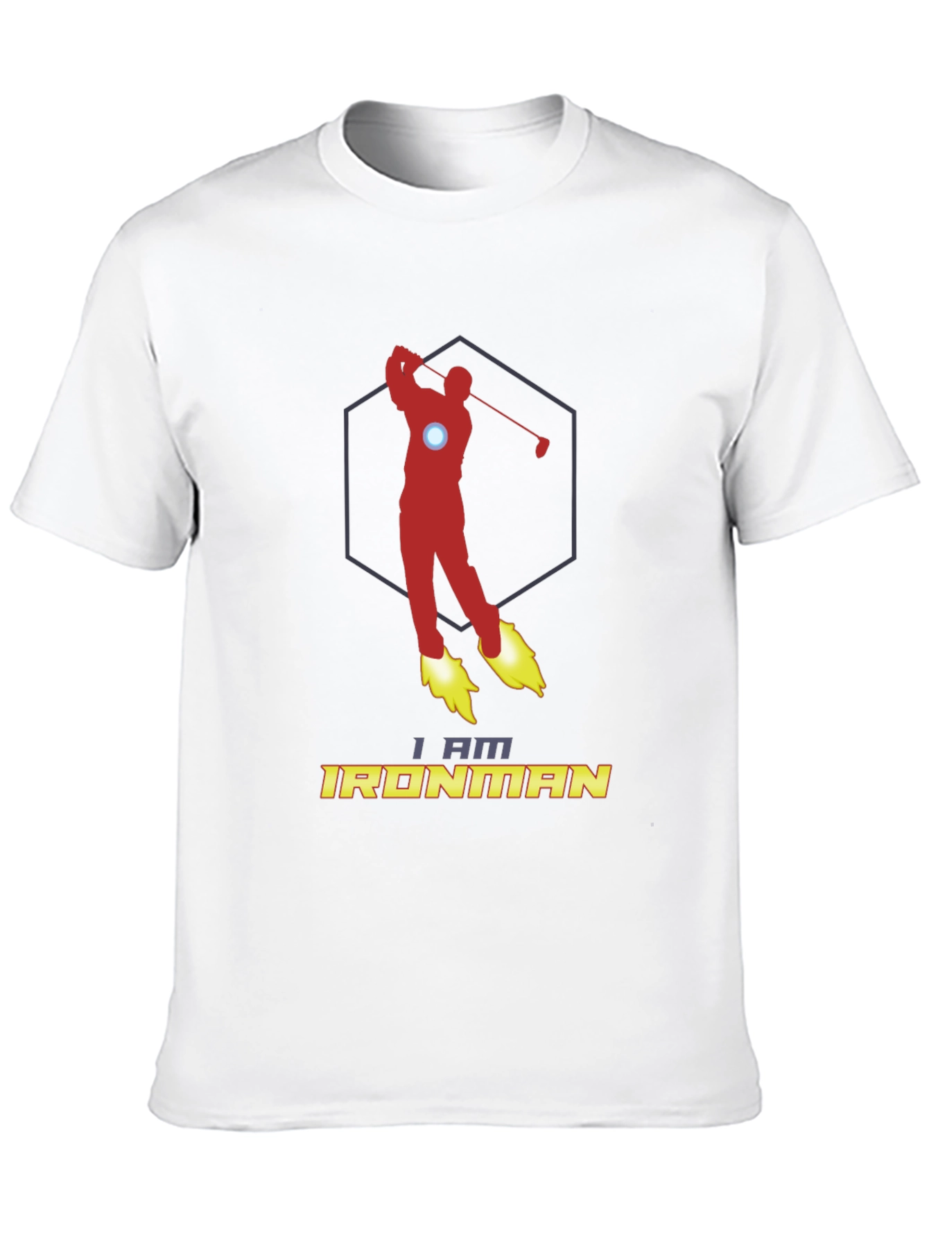 I Am Ironman Golf T-Shirt