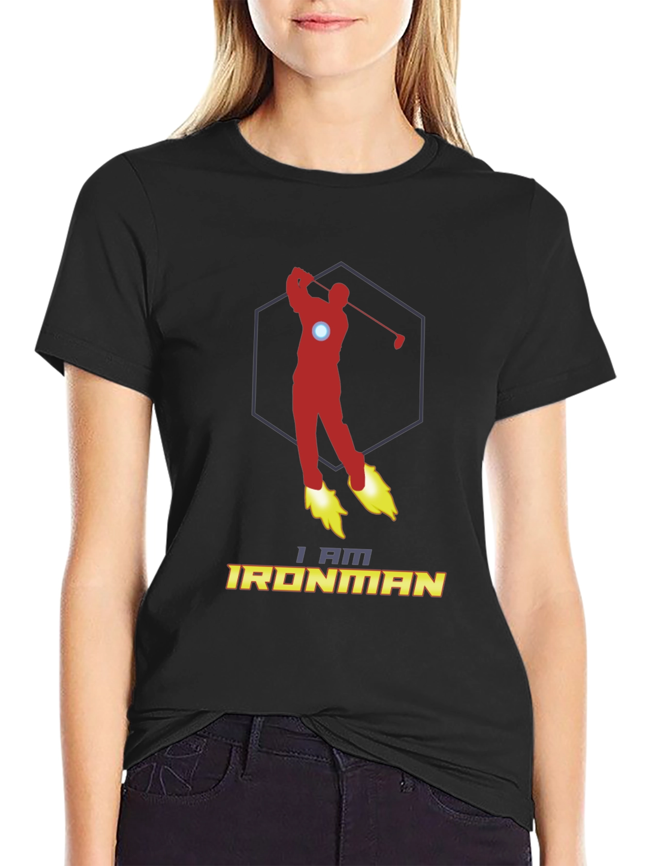 I Am Ironman Golf T-Shirt