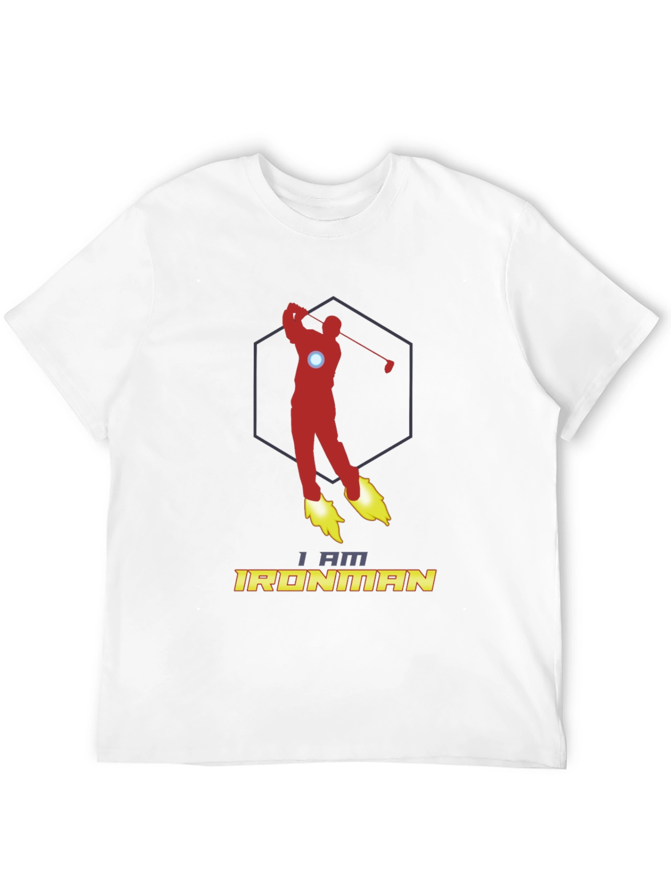 I Am Ironman Golf T-Shirt
