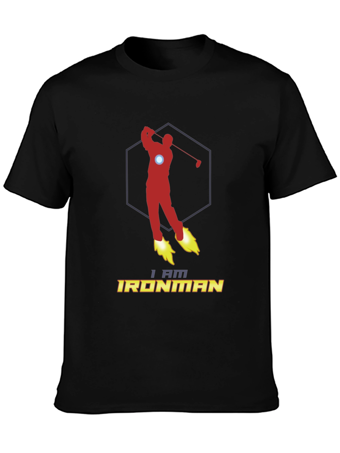 I Am Ironman Golf T-Shirt