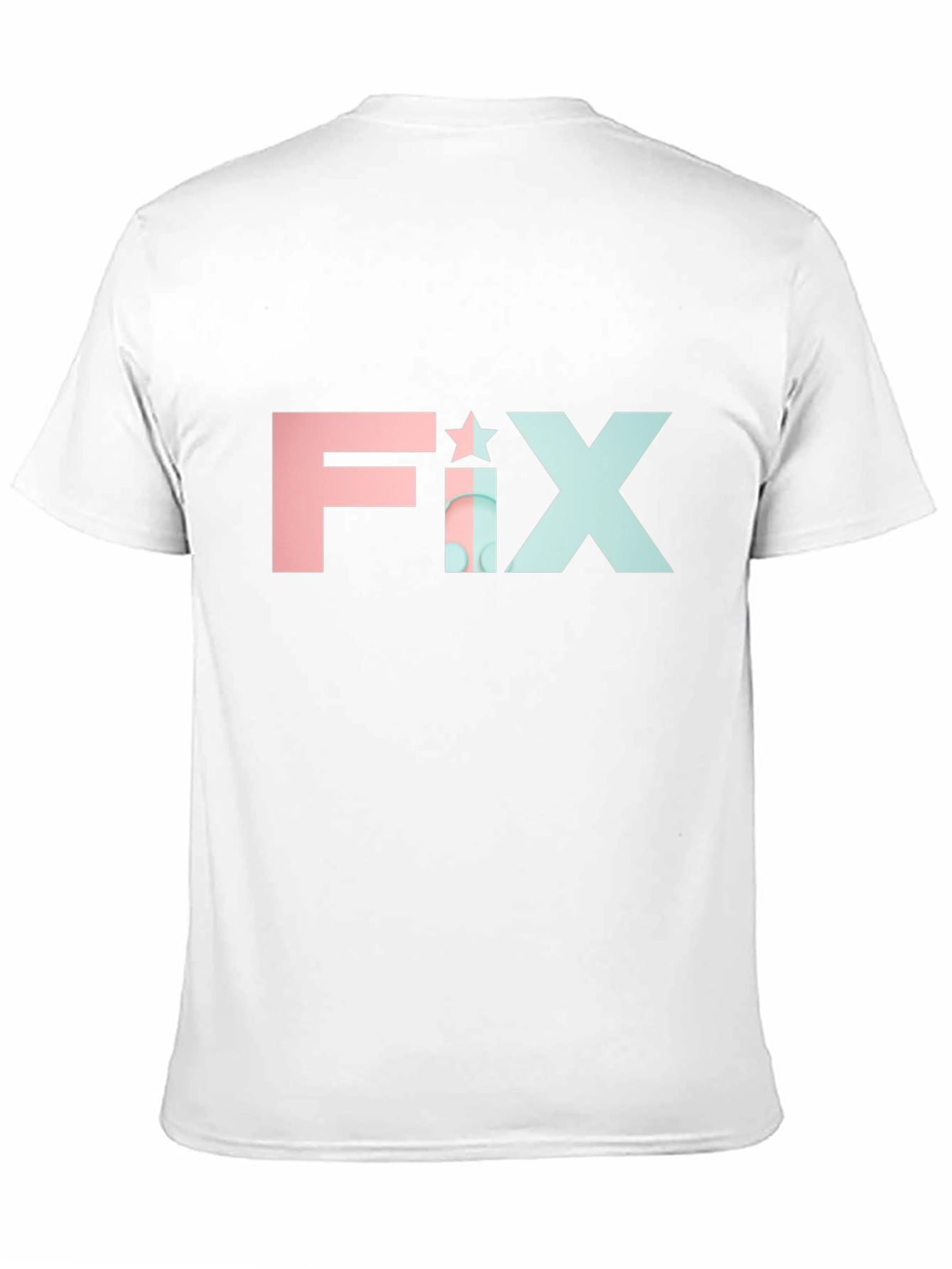 FIX Star Graphic Tee - Modern Black T-Shirt