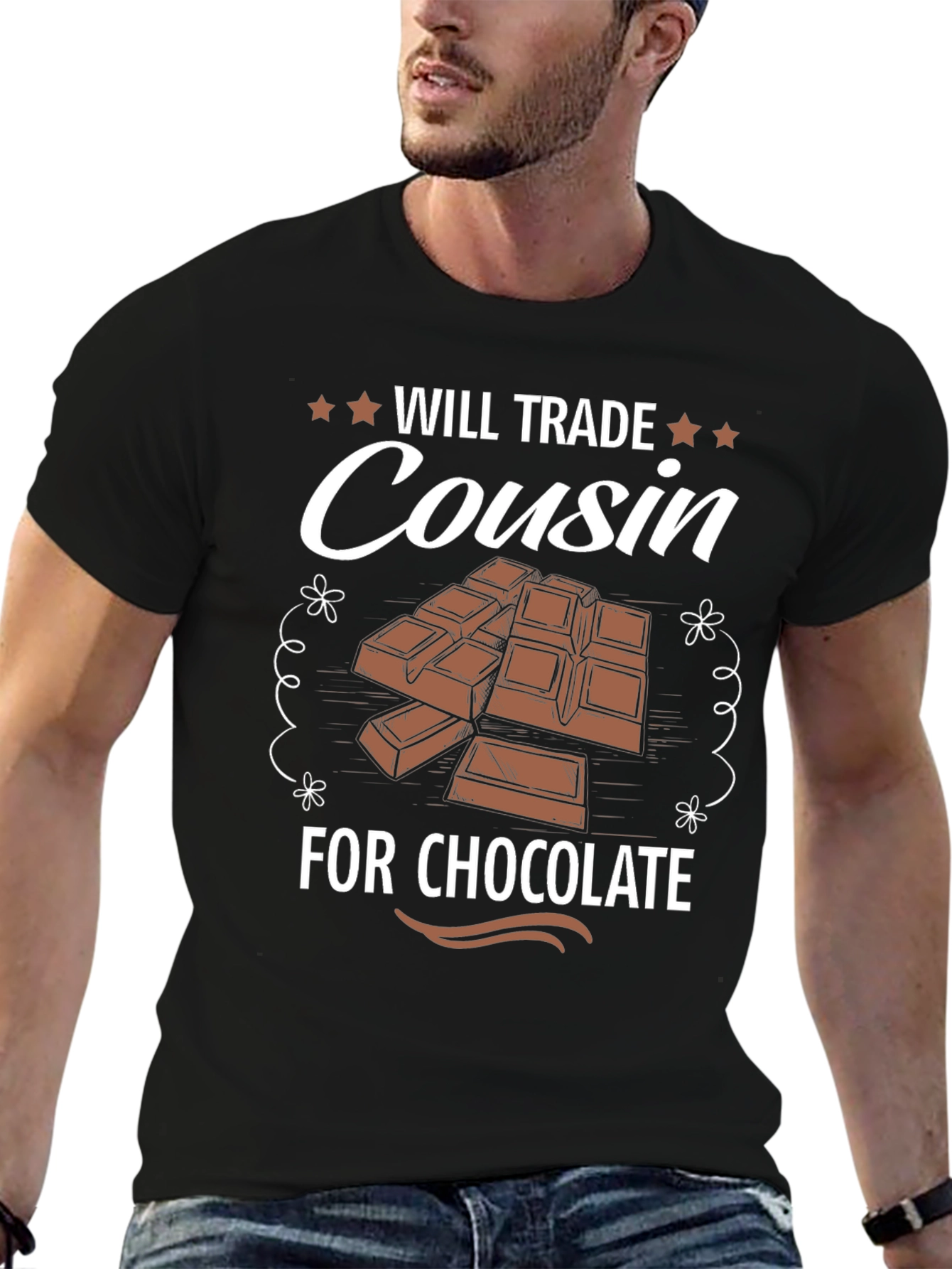 Will Trade Cousin for Chocolate Graphic Tee