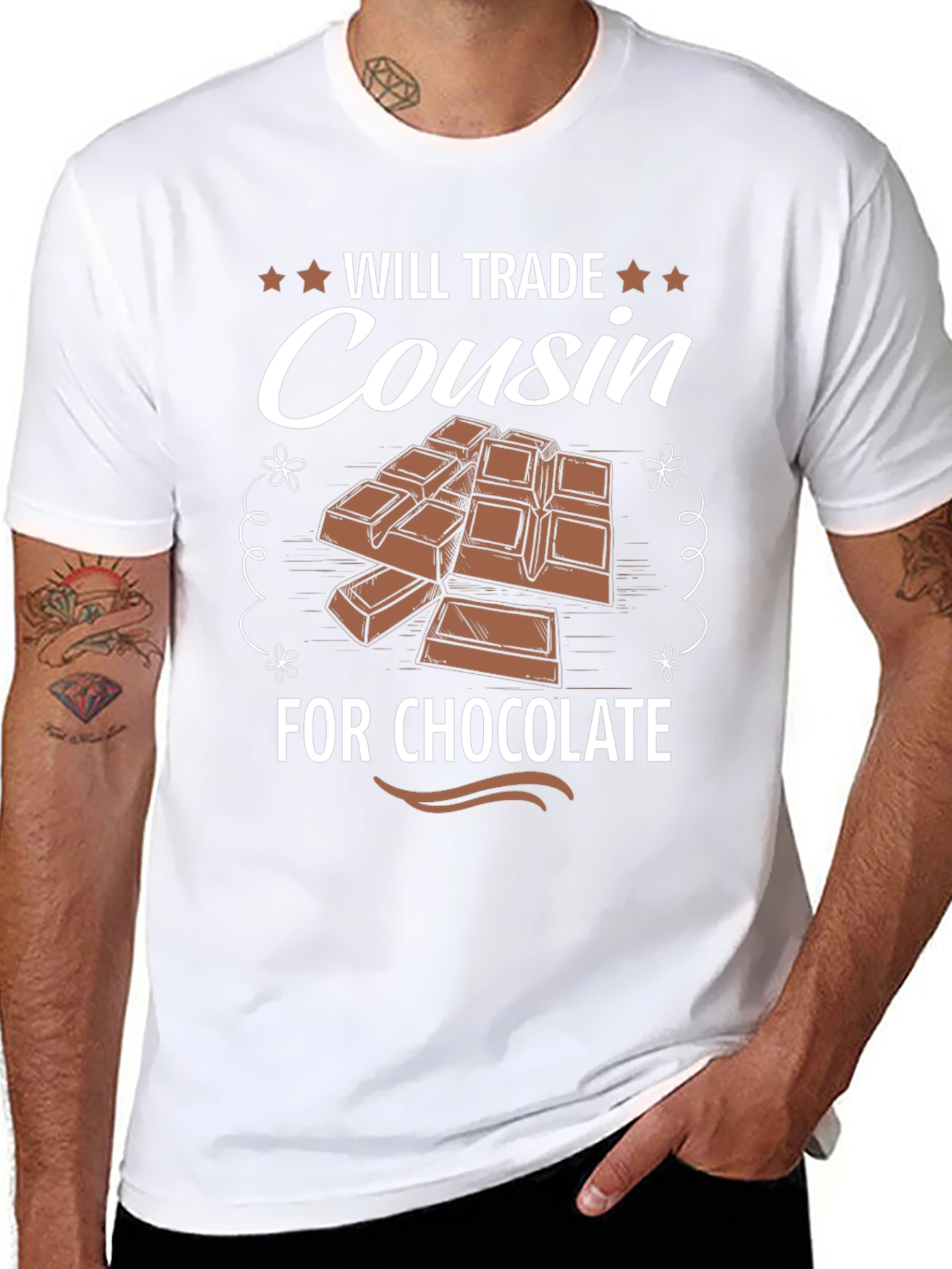 Will Trade Cousin for Chocolate Graphic Tee
