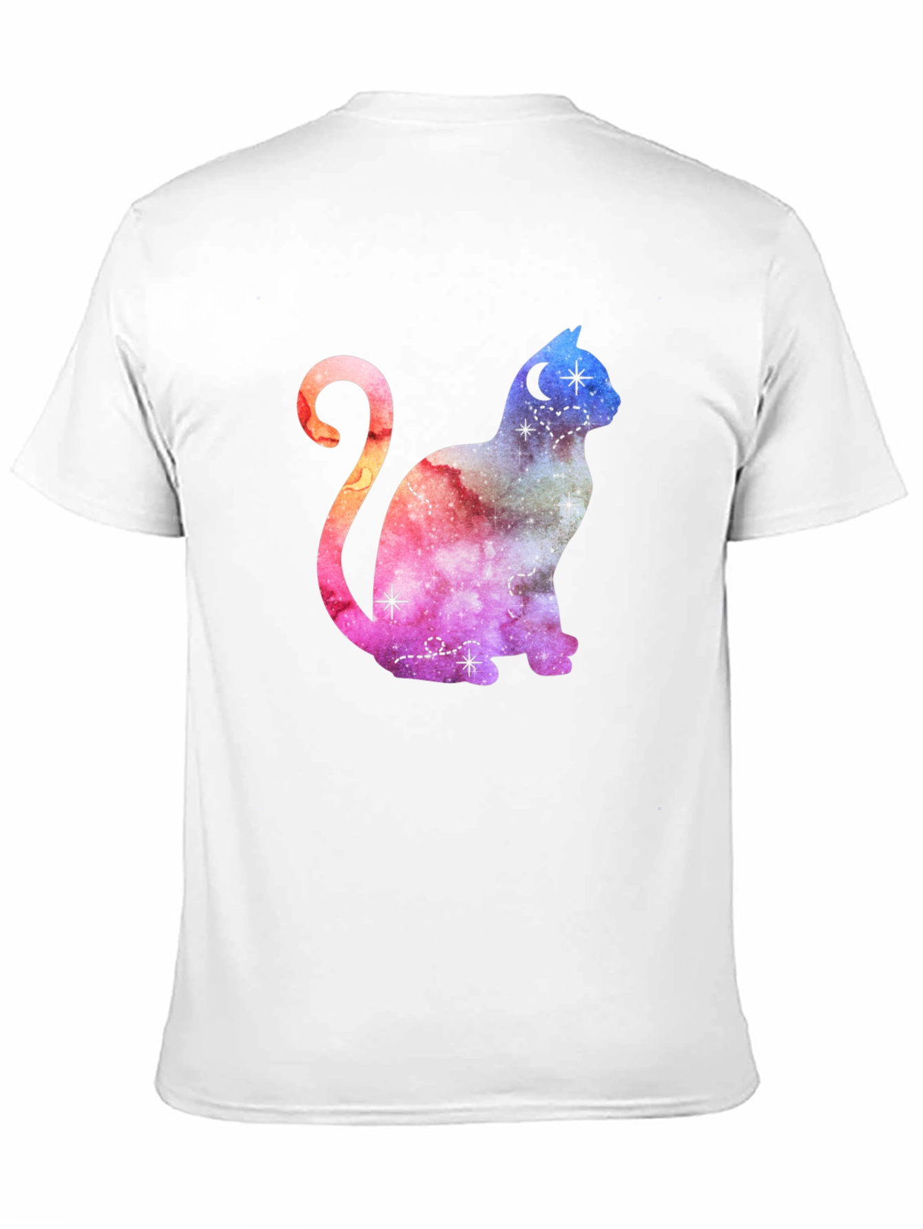Cosmic Cat Graphic T-Shirt - Stylish Unisex Tee
