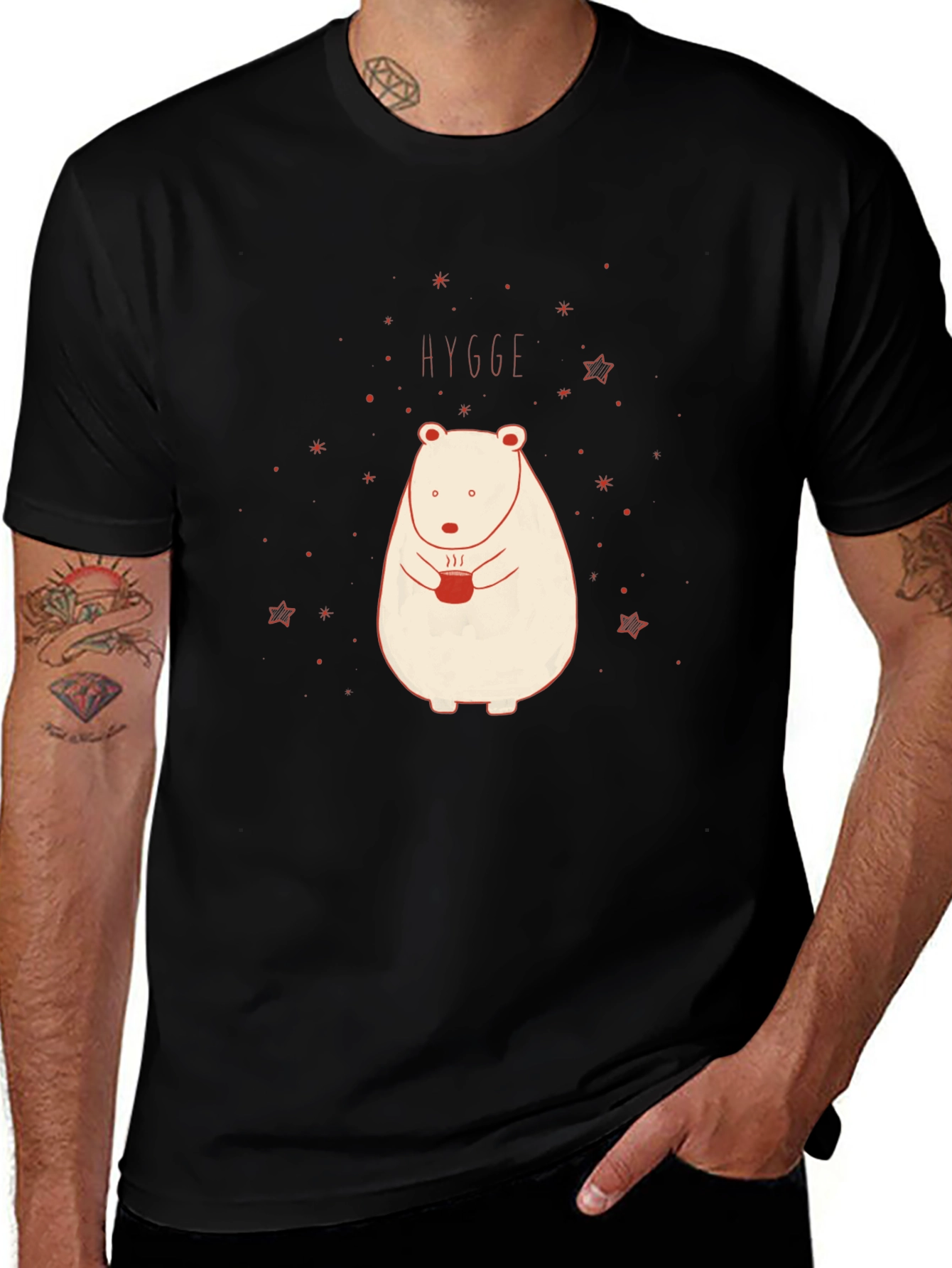 Hygge Bear T-Shirt - Cozy Comfort