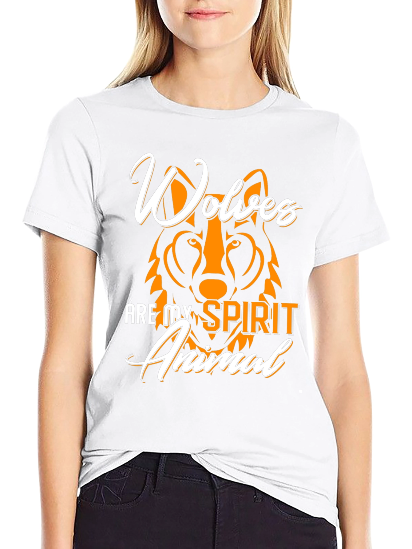 Wolves Are My Spirit Animal Graphic T-Shirt