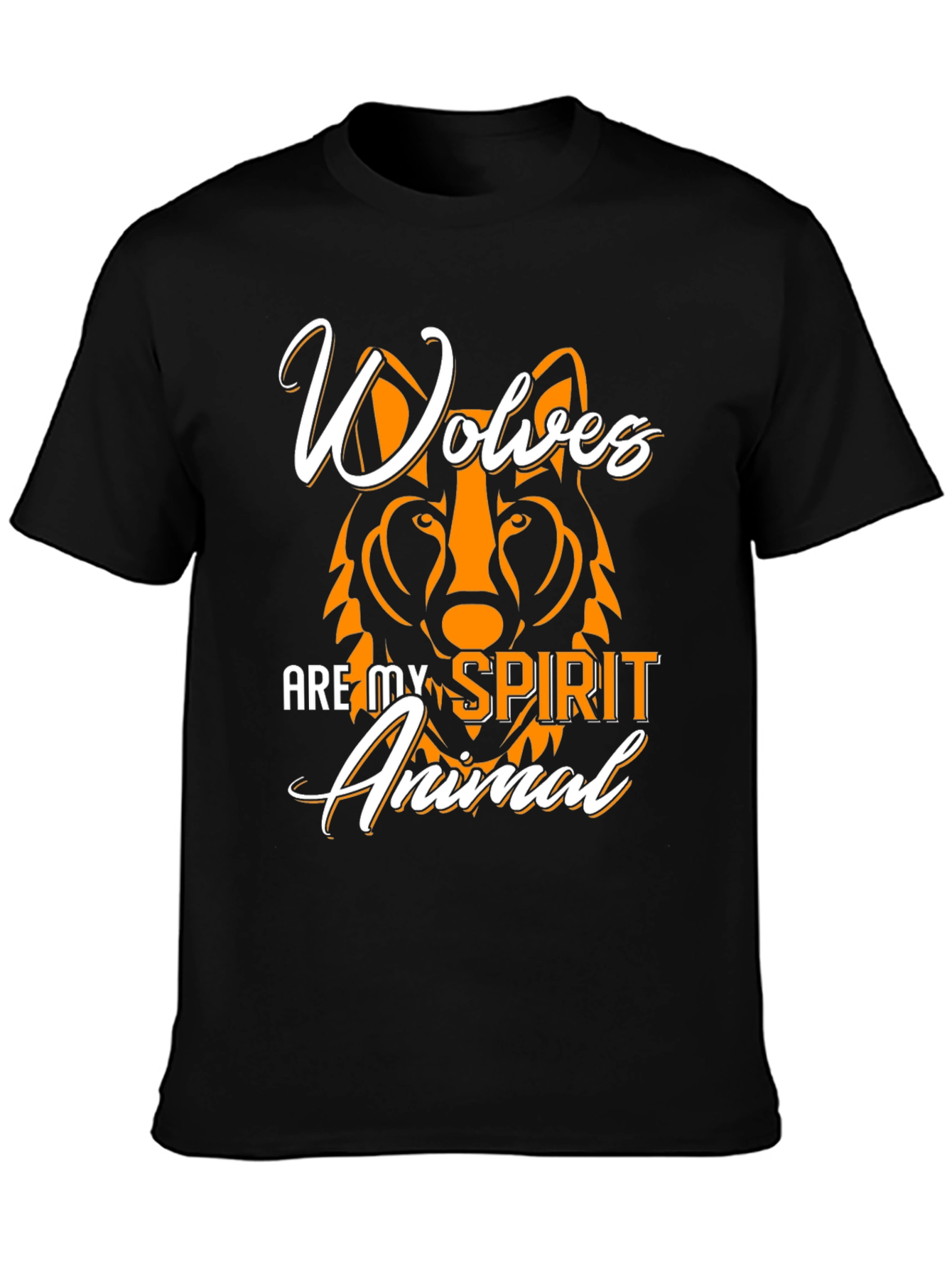 Wolves Are My Spirit Animal Graphic T-Shirt