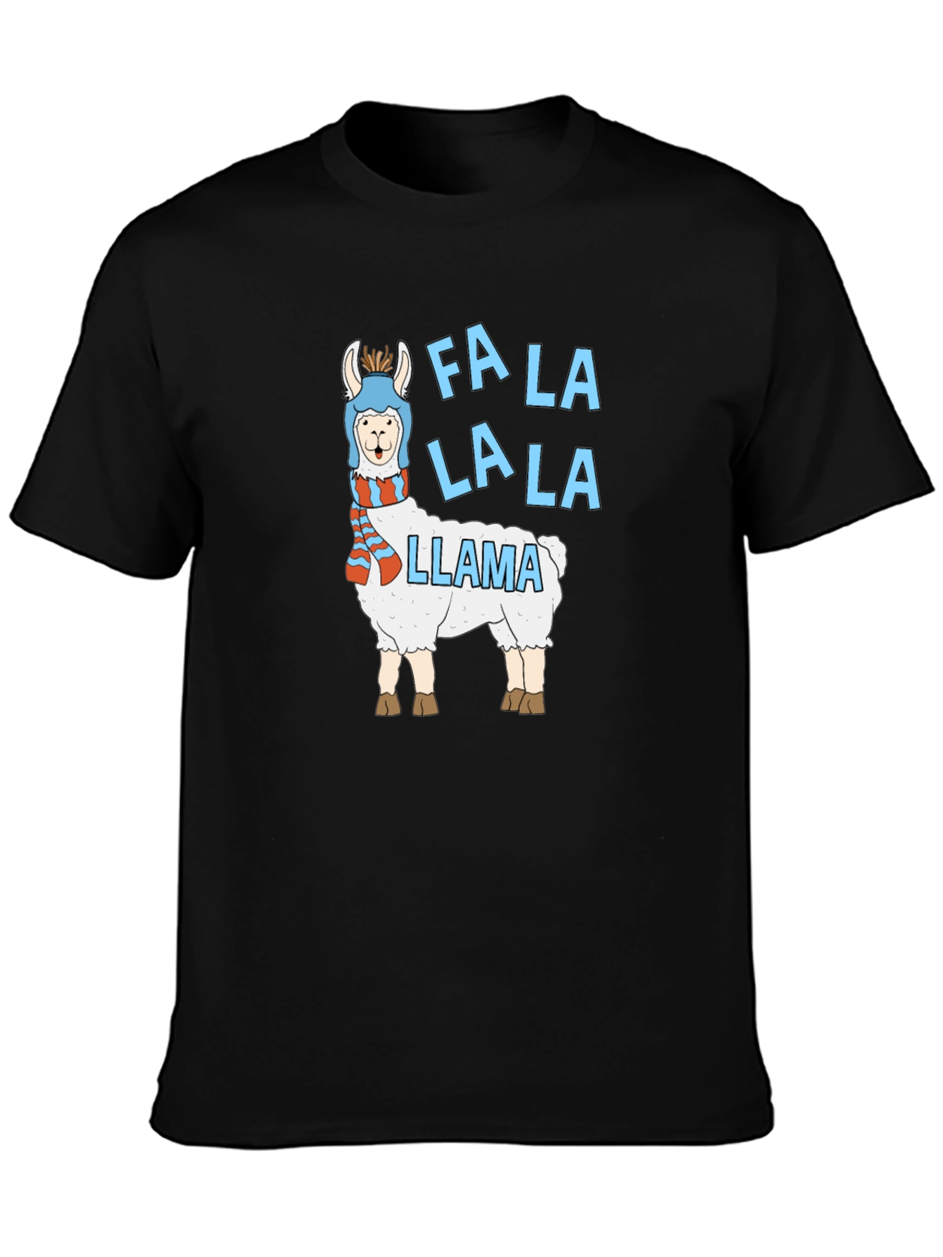 Fa La La Llama Graphic T-Shirt - Holiday Apparel