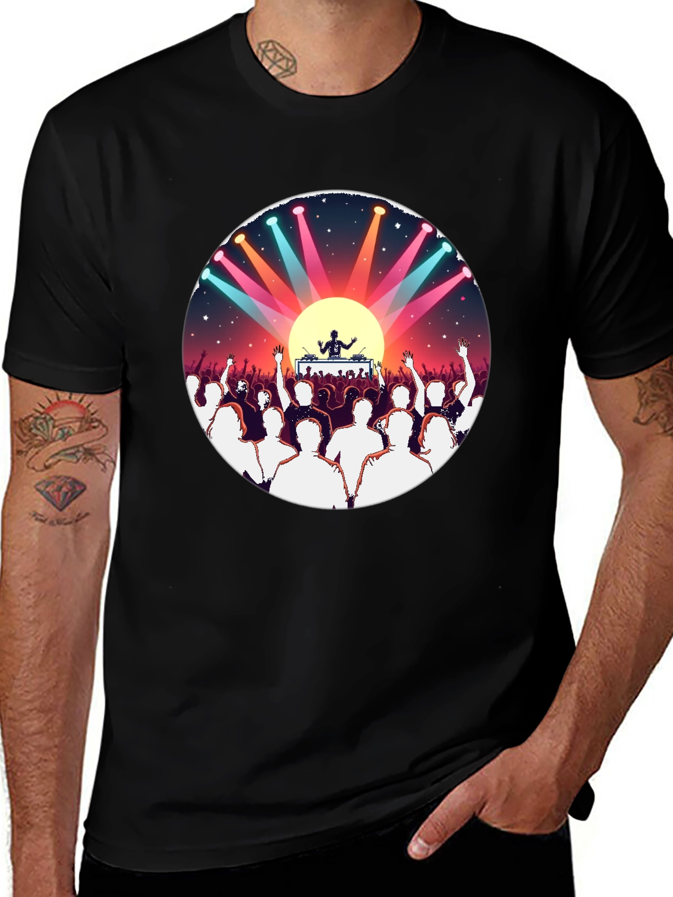DJ Party Graphic T-Shirt