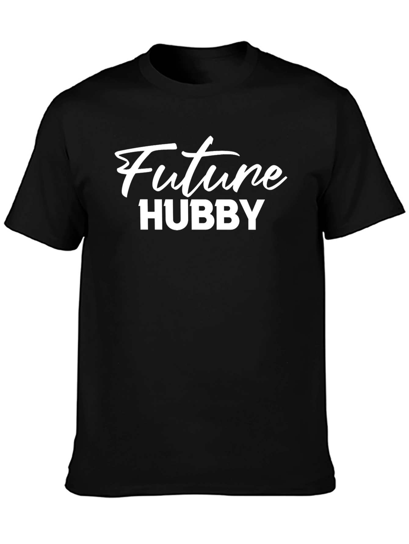 Future Hubby Black T-Shirt Groom Gift