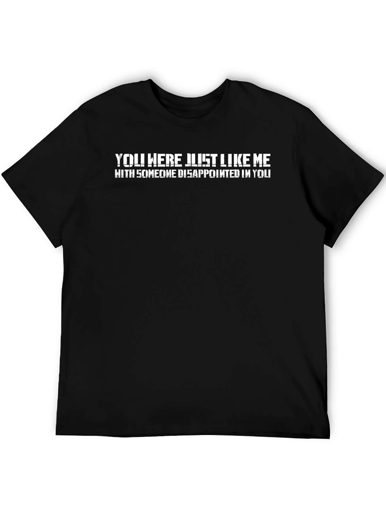Disappointed In You Mens Black T-Shirt