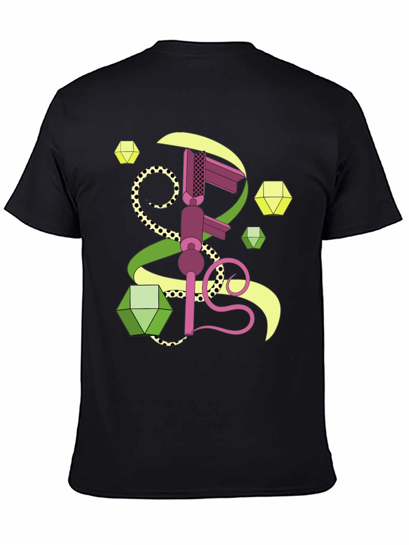 Geometric Graphic Tee - Abstract Art Shirt