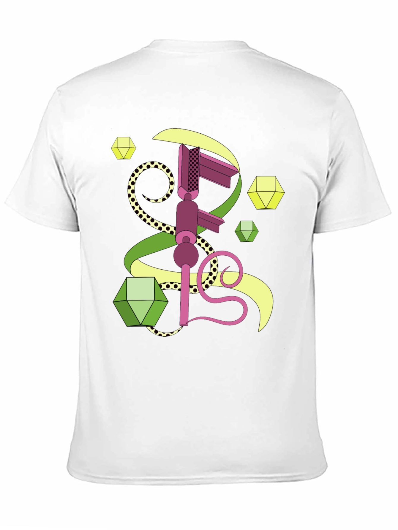 Geometric Graphic Tee - Abstract Art Shirt