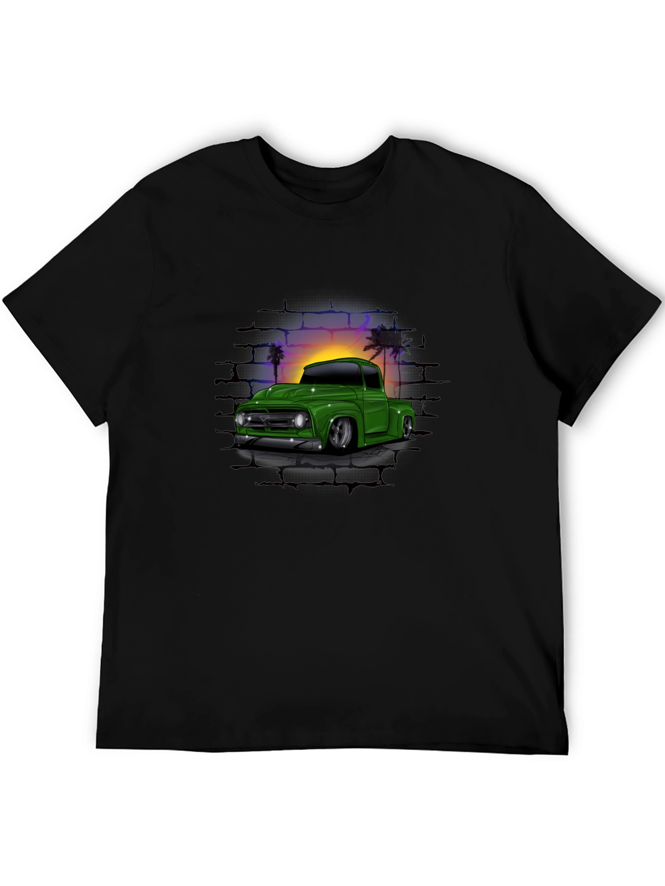 Retro Truck Graphic T-Shirt - Cool Car Design