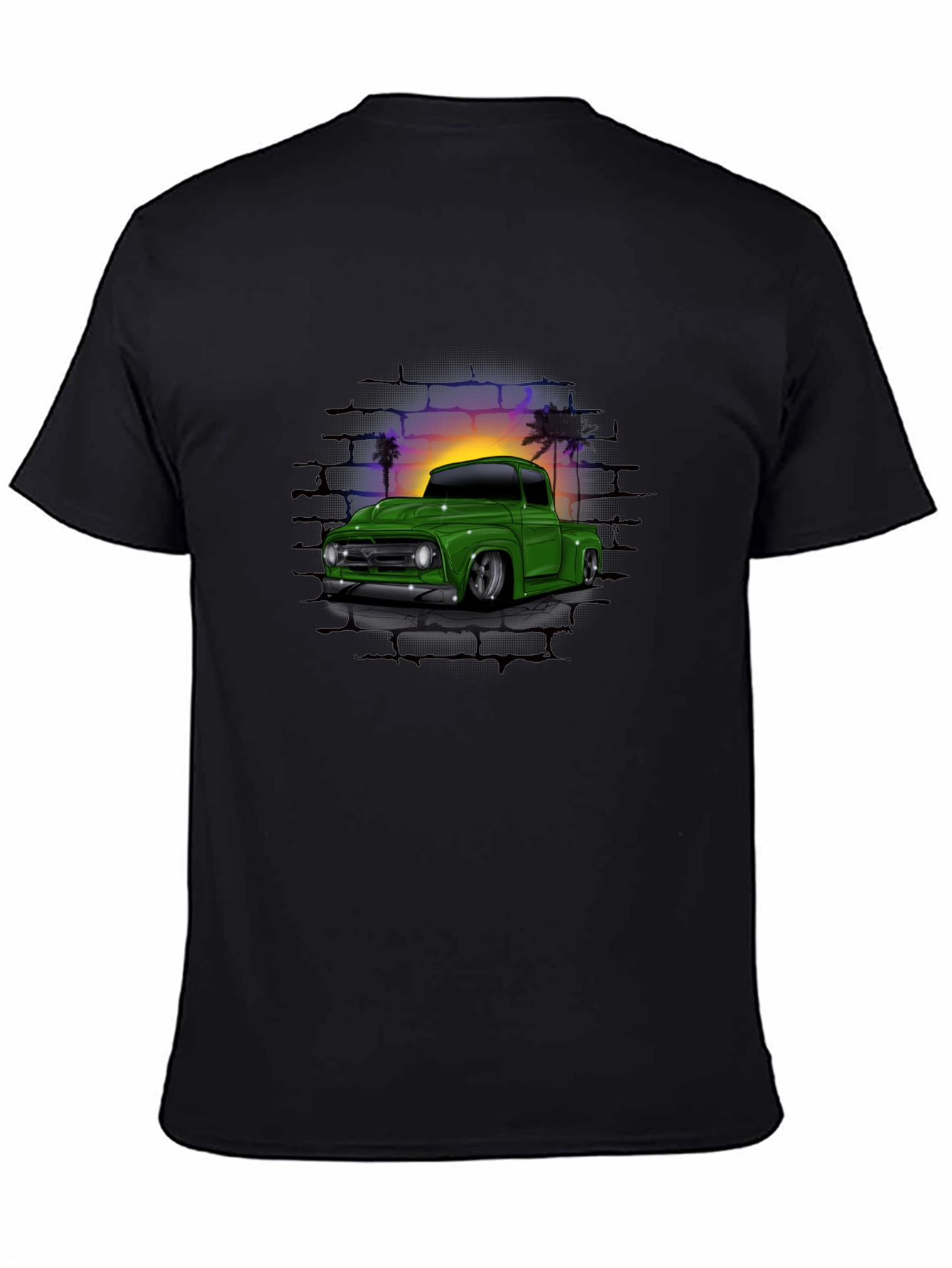 Retro Truck Graphic T-Shirt - Cool Car Design