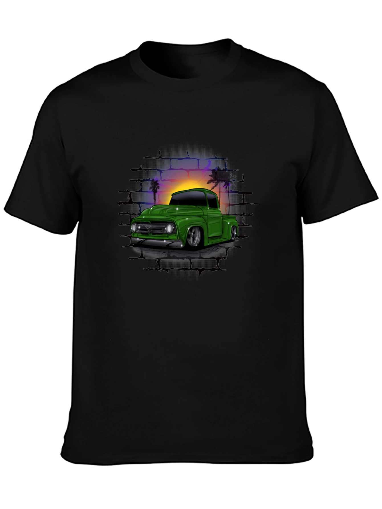 Retro Truck Graphic T-Shirt - Cool Car Design