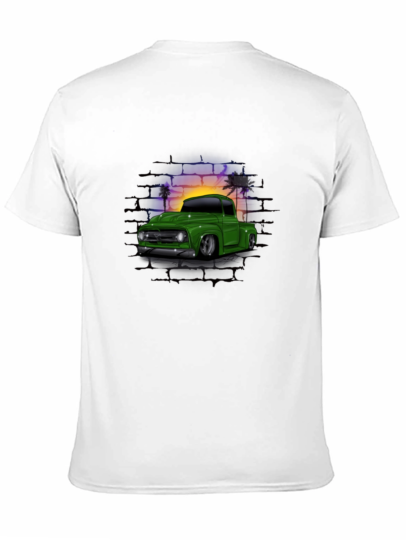 Retro Truck Graphic T-Shirt - Cool Car Design