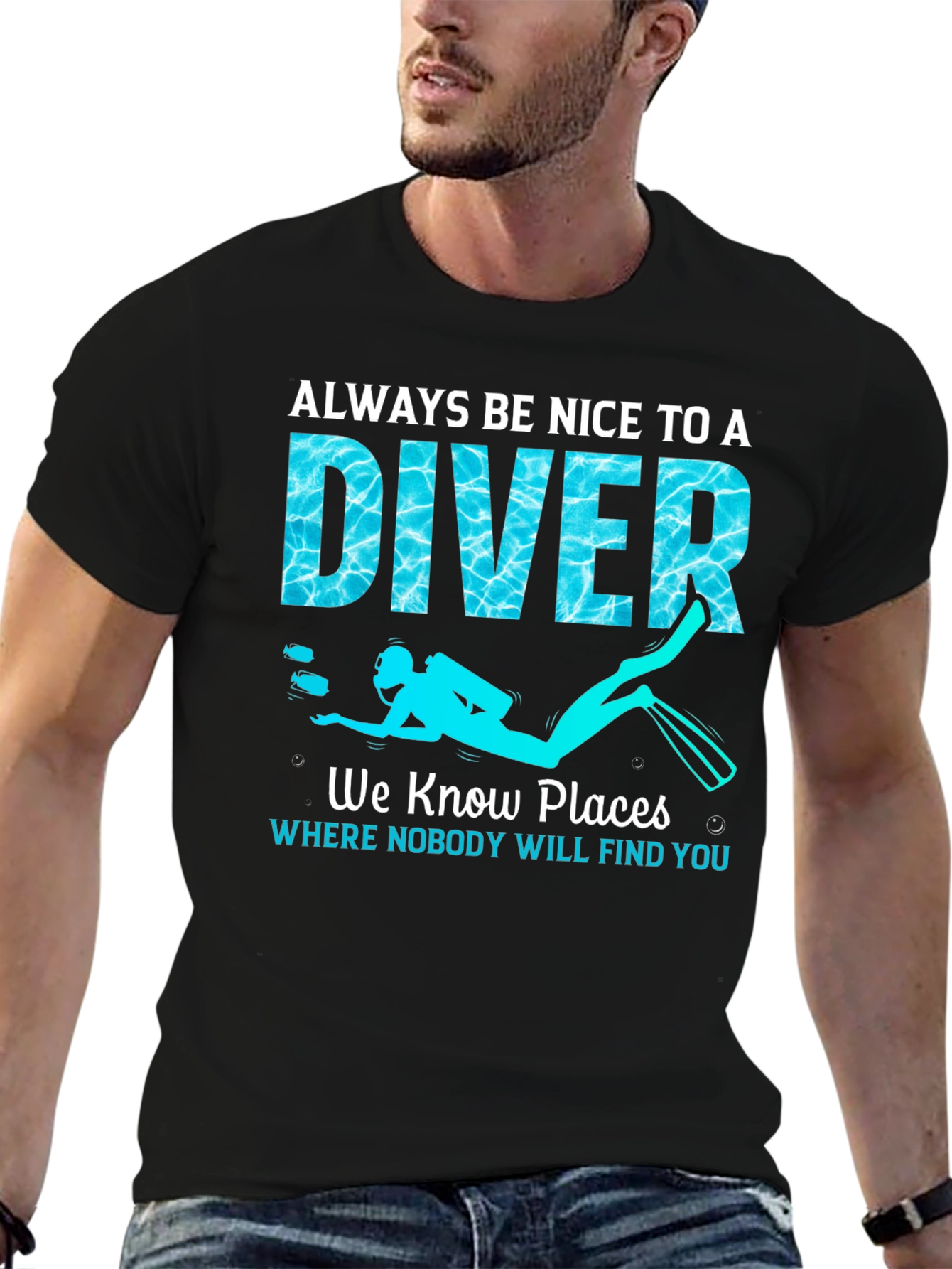 Always Be Nice To a Diver T-Shirt