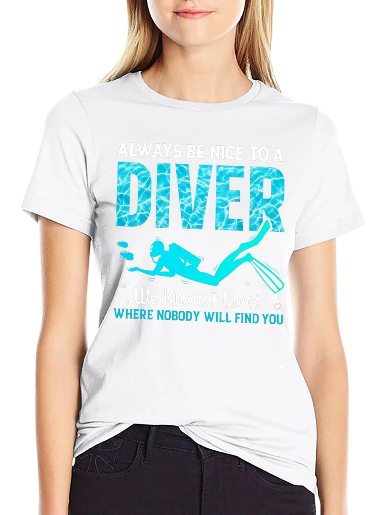Always Be Nice To a Diver T-Shirt