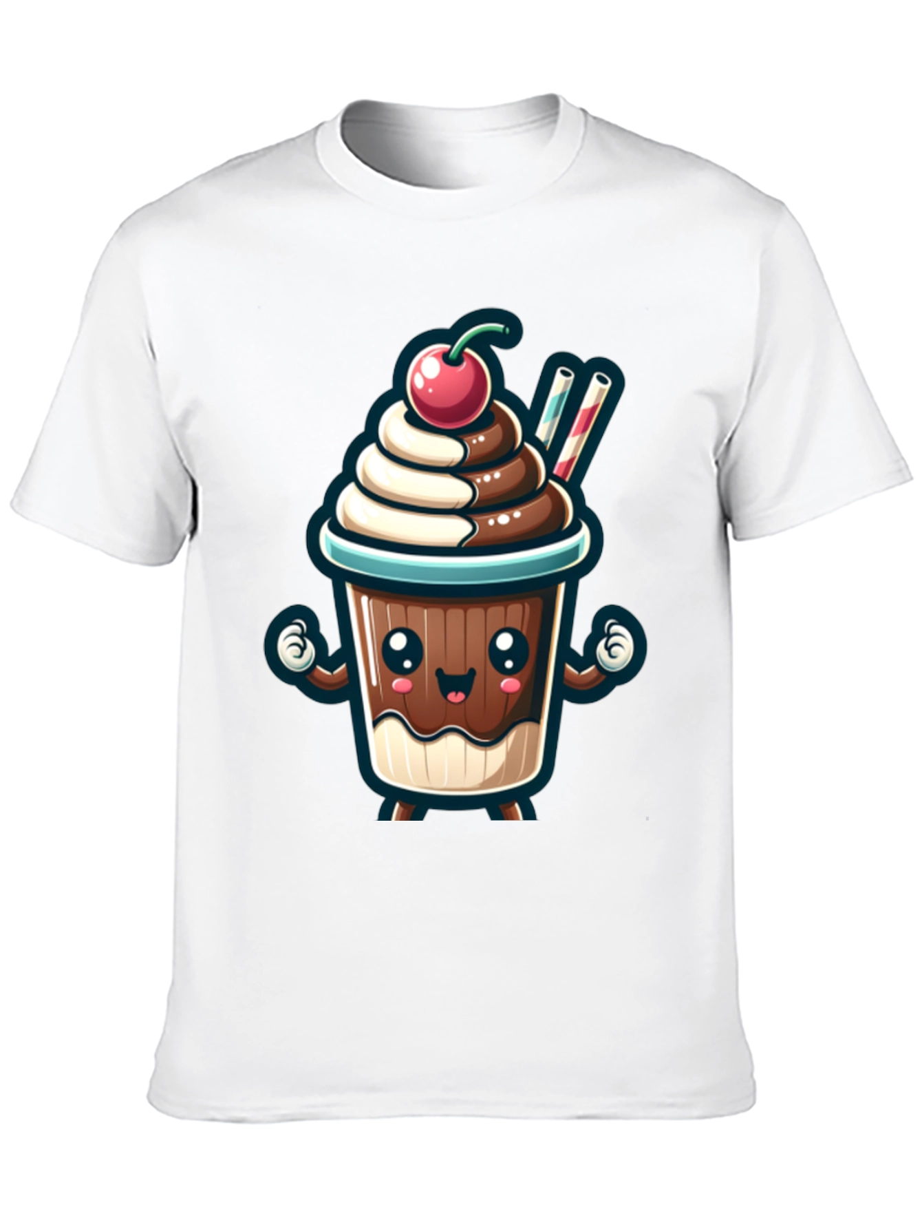 Cute Cartoon Dessert T-Shirt