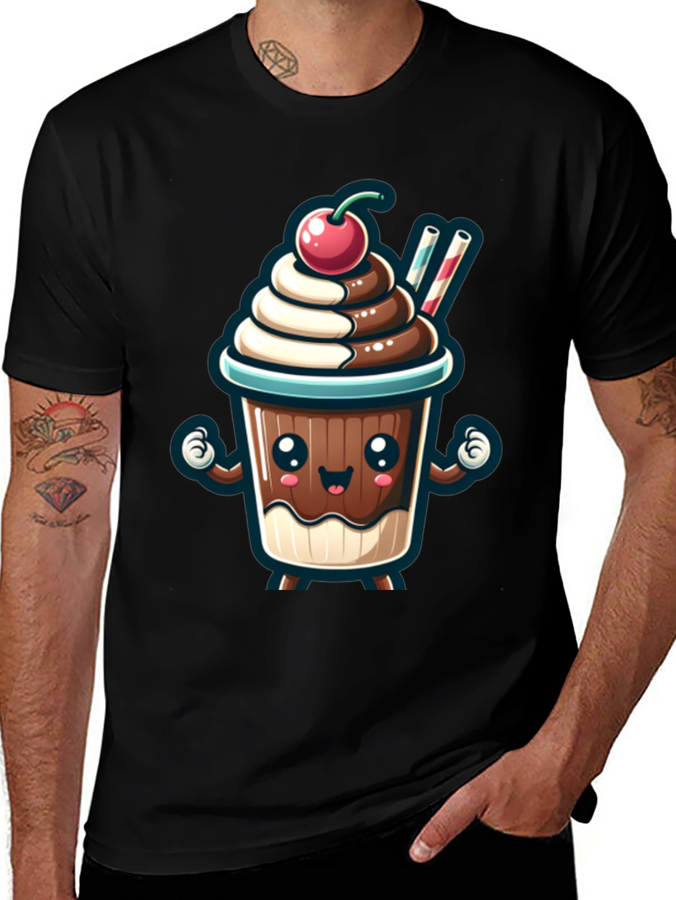 Cute Cartoon Dessert T-Shirt