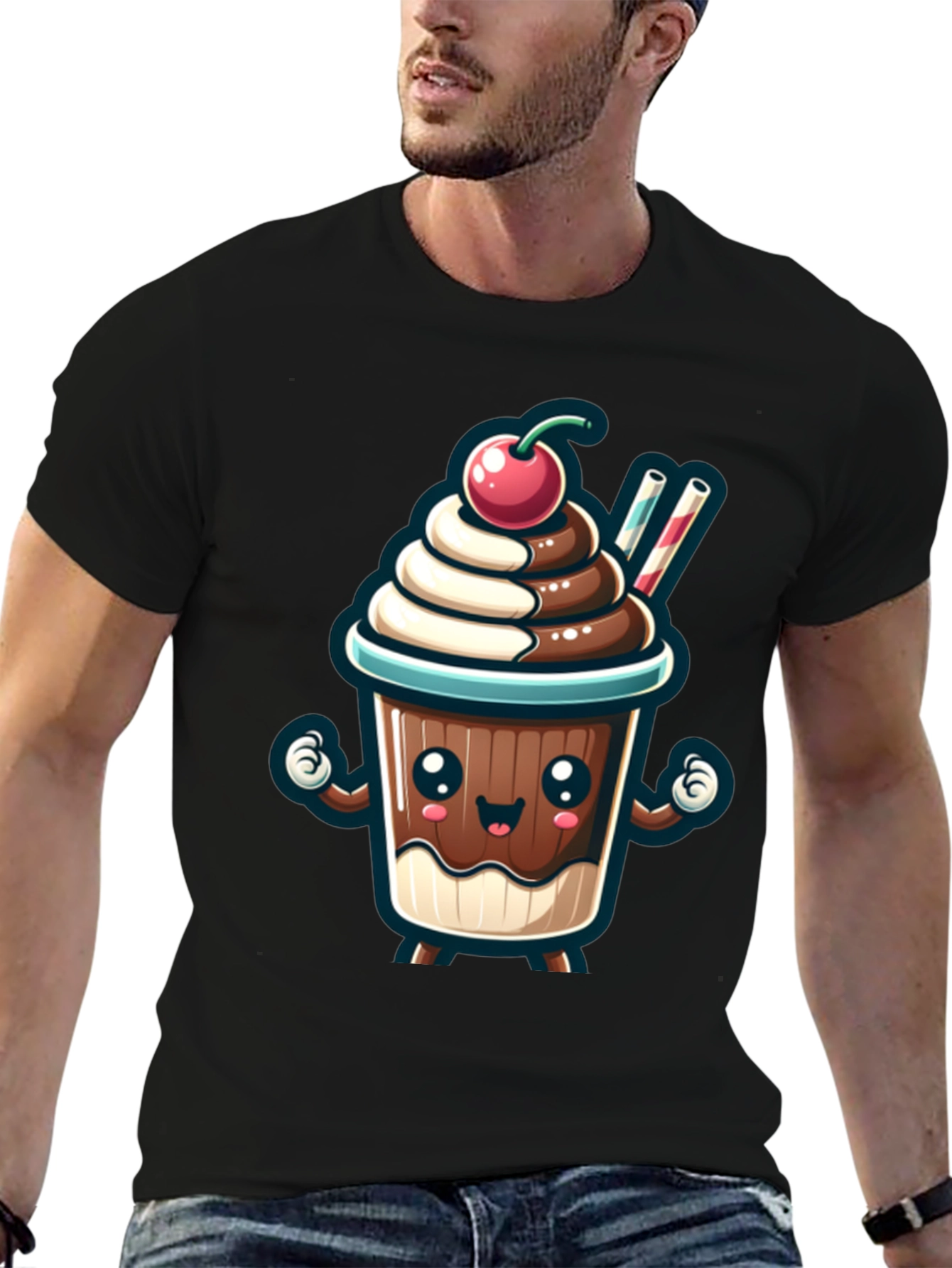 Cute Cartoon Dessert T-Shirt