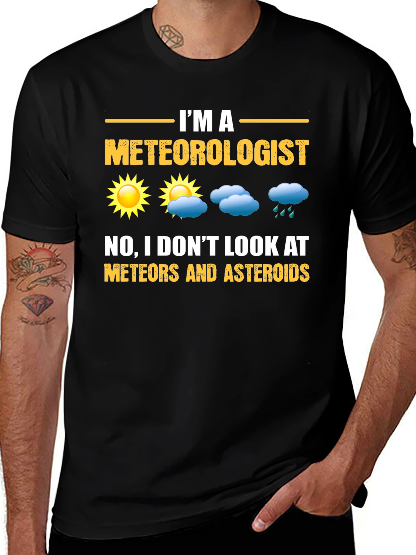Meteorologist Funny Graphic T-Shirt