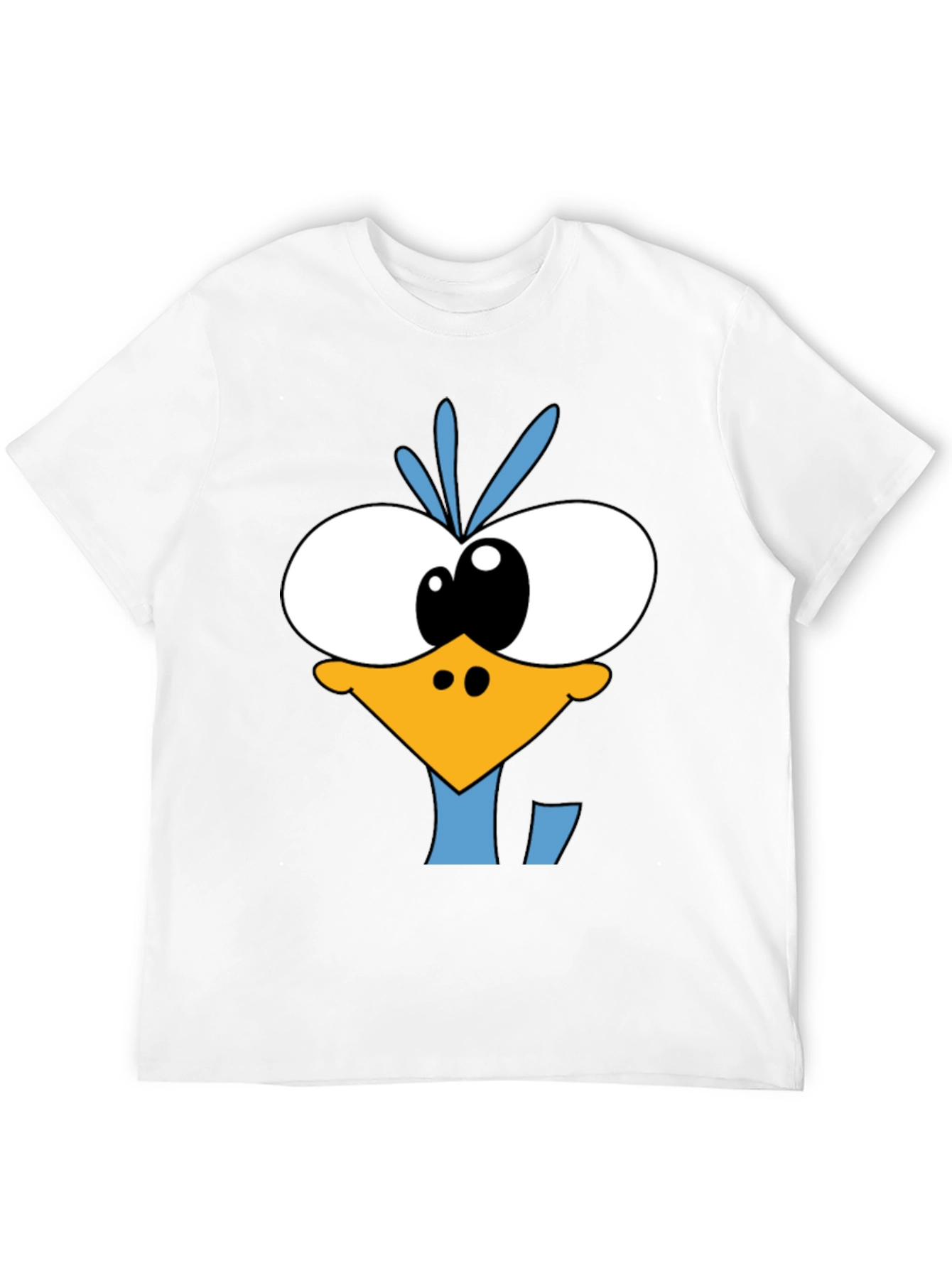 Road Runner Cartoon Graphic Black T-Shirt