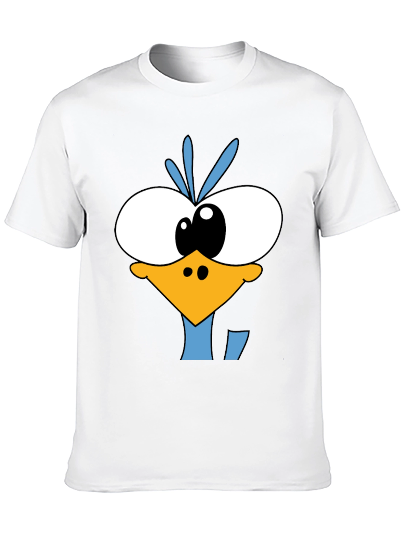 Road Runner Cartoon Graphic Black T-Shirt