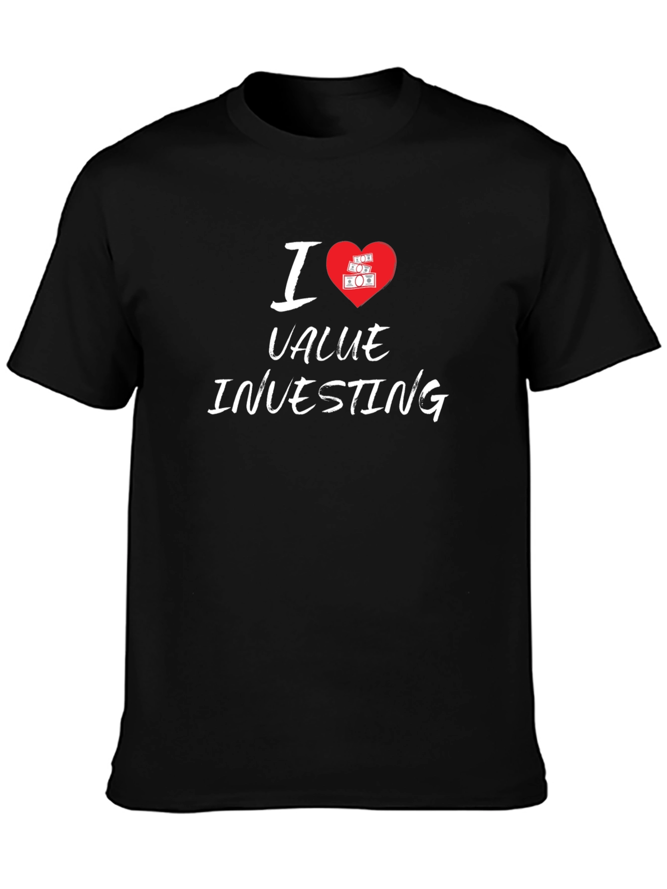 I Love Value Investing Black T-Shirt