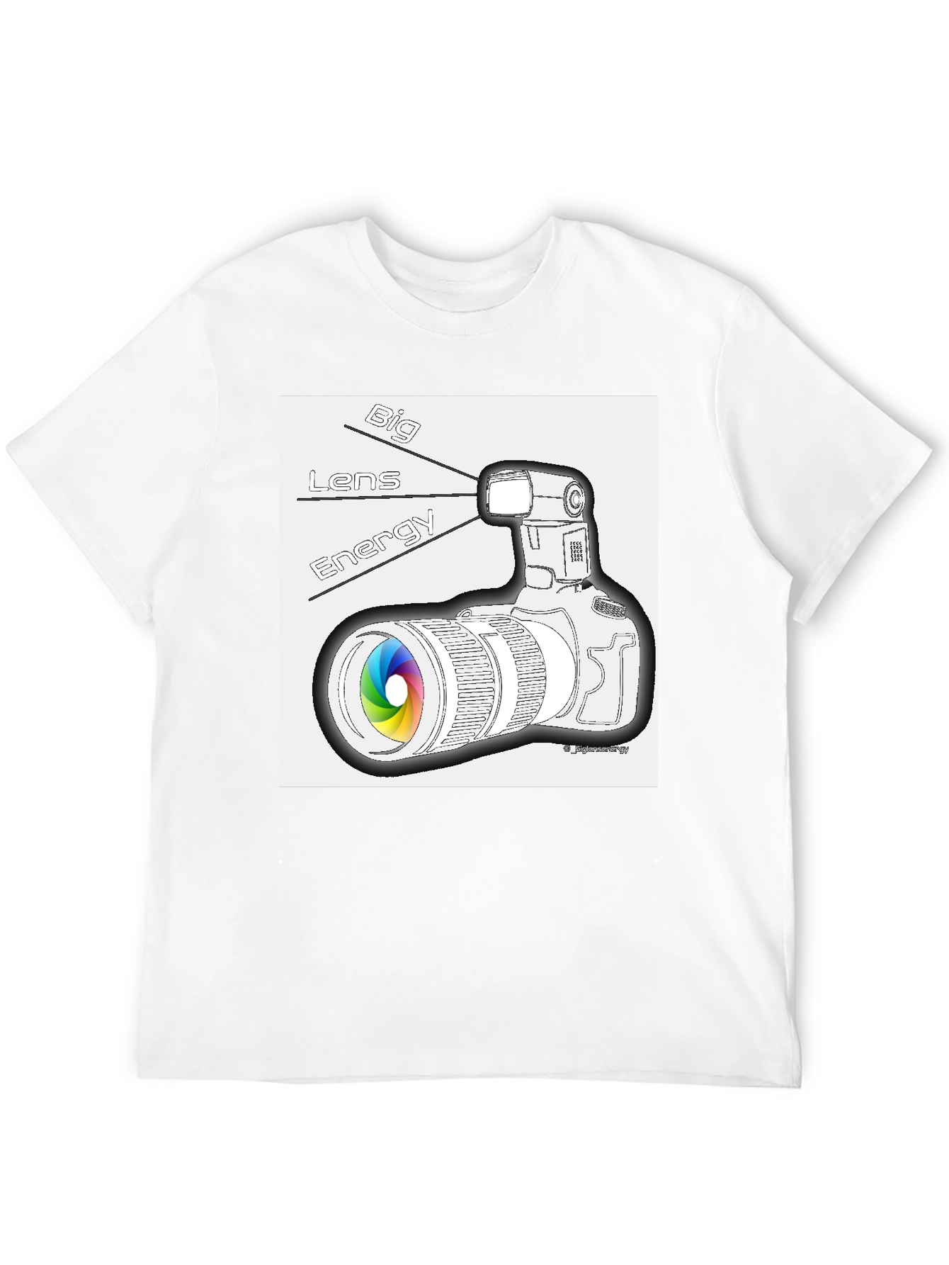 Big Lens Energy Graphic T-Shirt