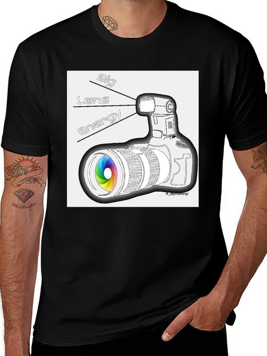 Big Lens Energy Graphic T-Shirt