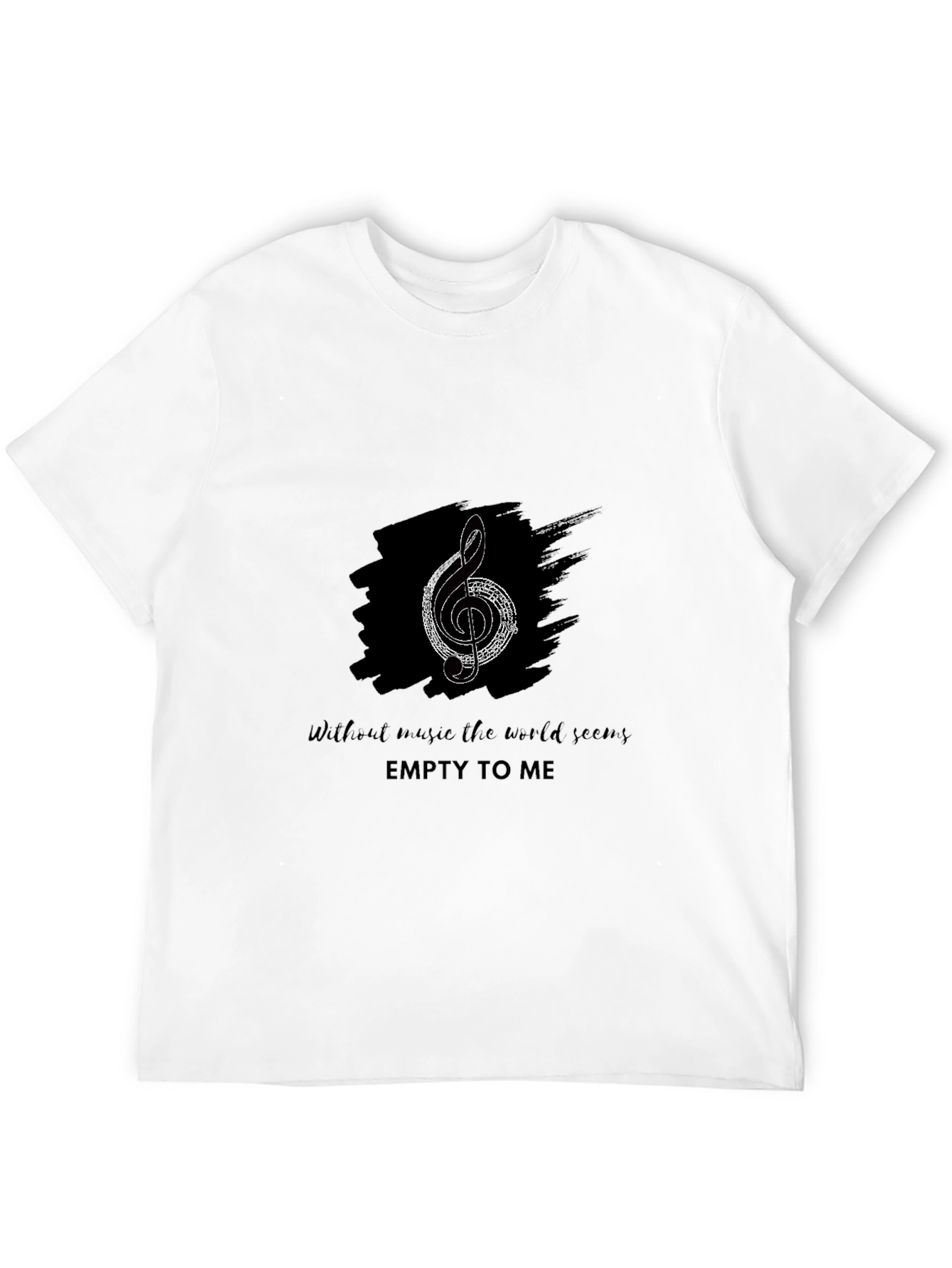Music Lovers Black T-Shirt