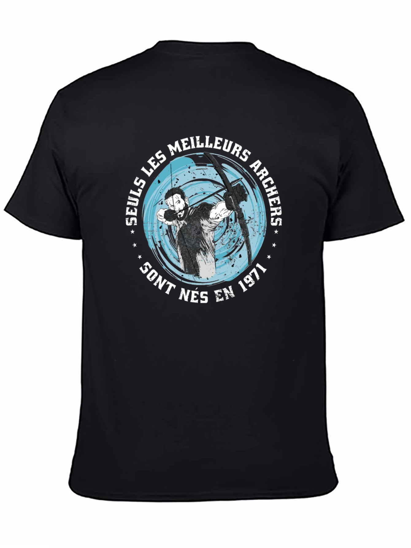Archers Born in 1971 Black T-Shirt