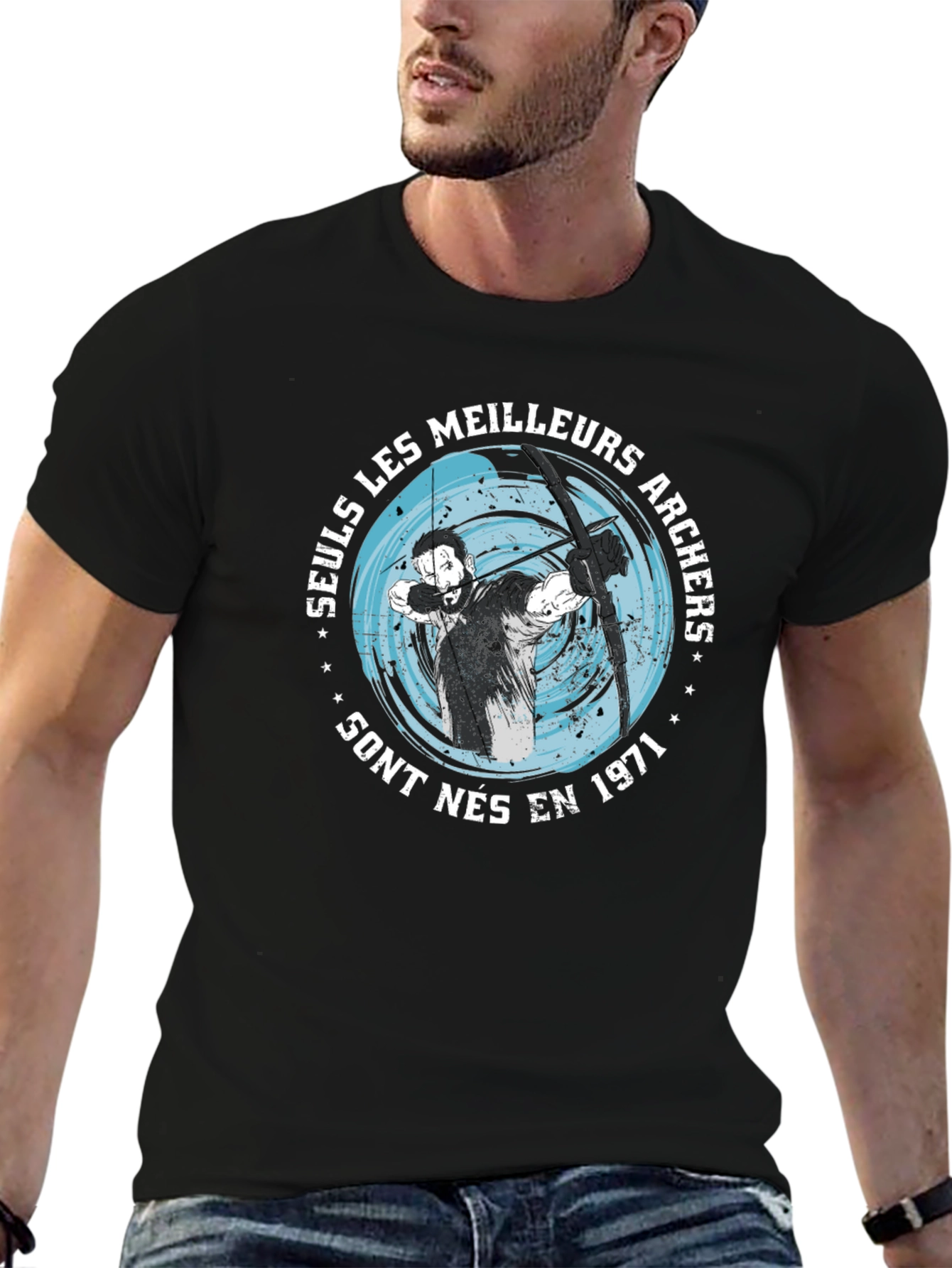 Archers Born in 1971 Black T-Shirt