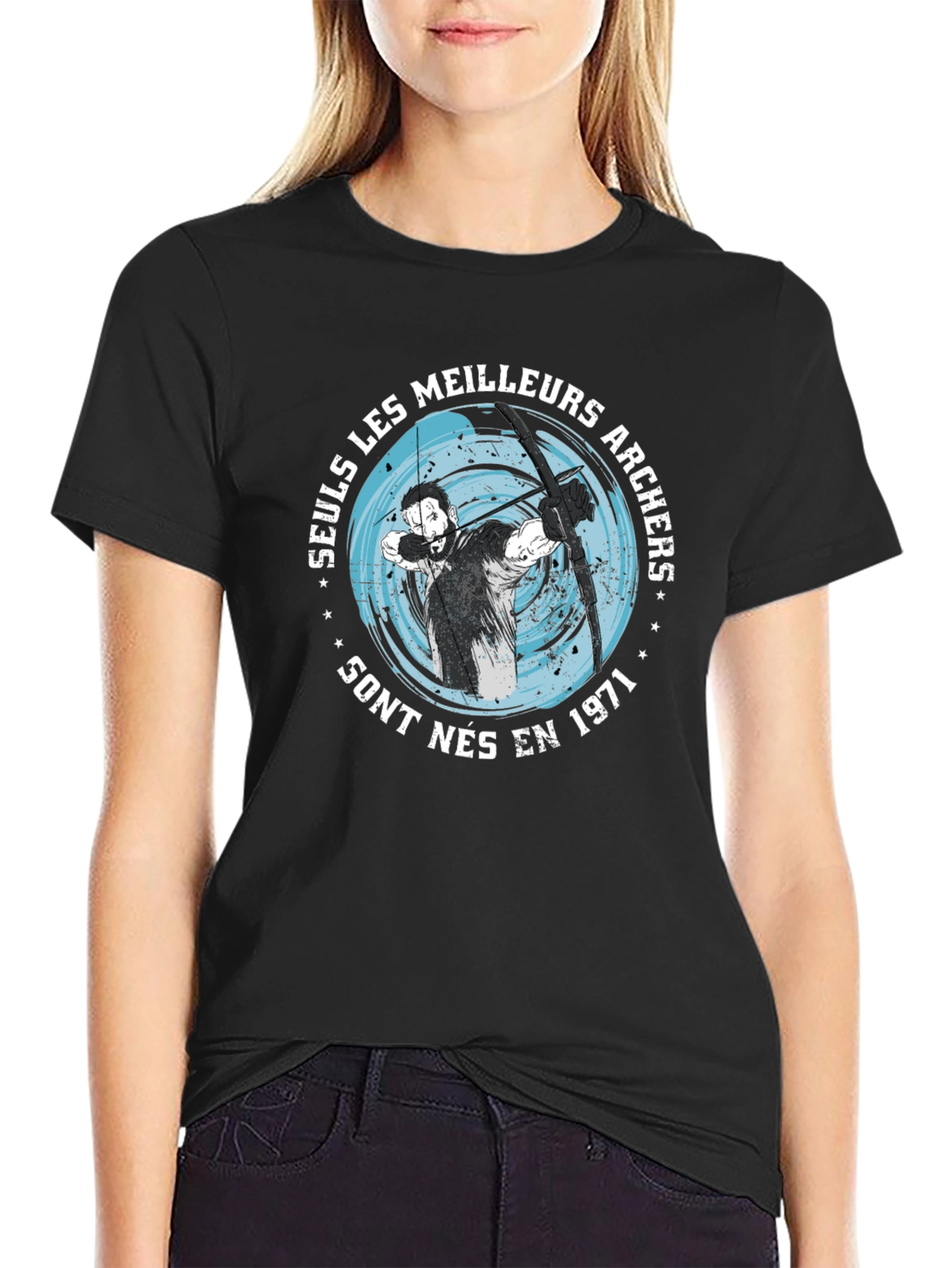 Archers Born in 1971 Black T-Shirt