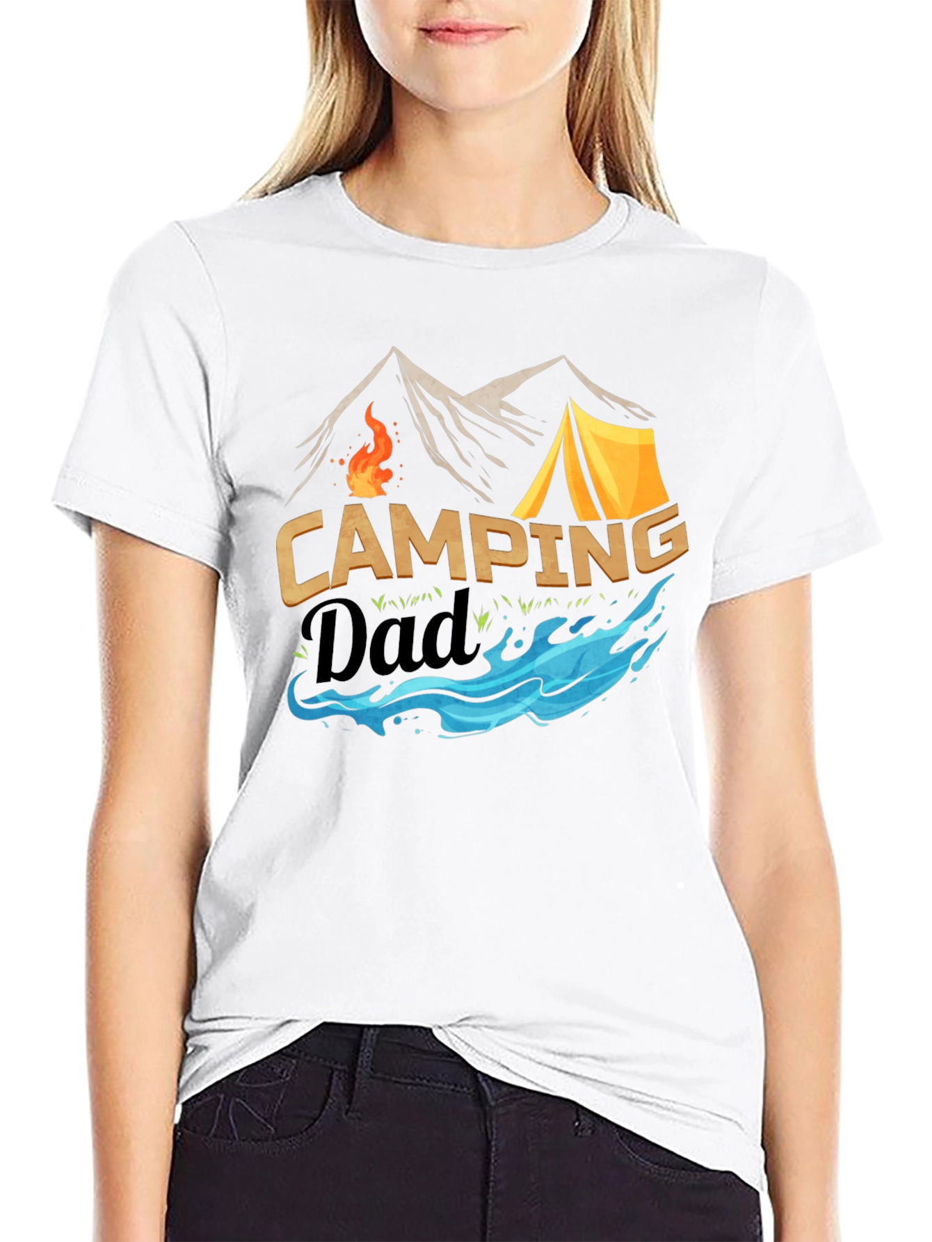 Camping Dad T-Shirt: Adventure Awaits!