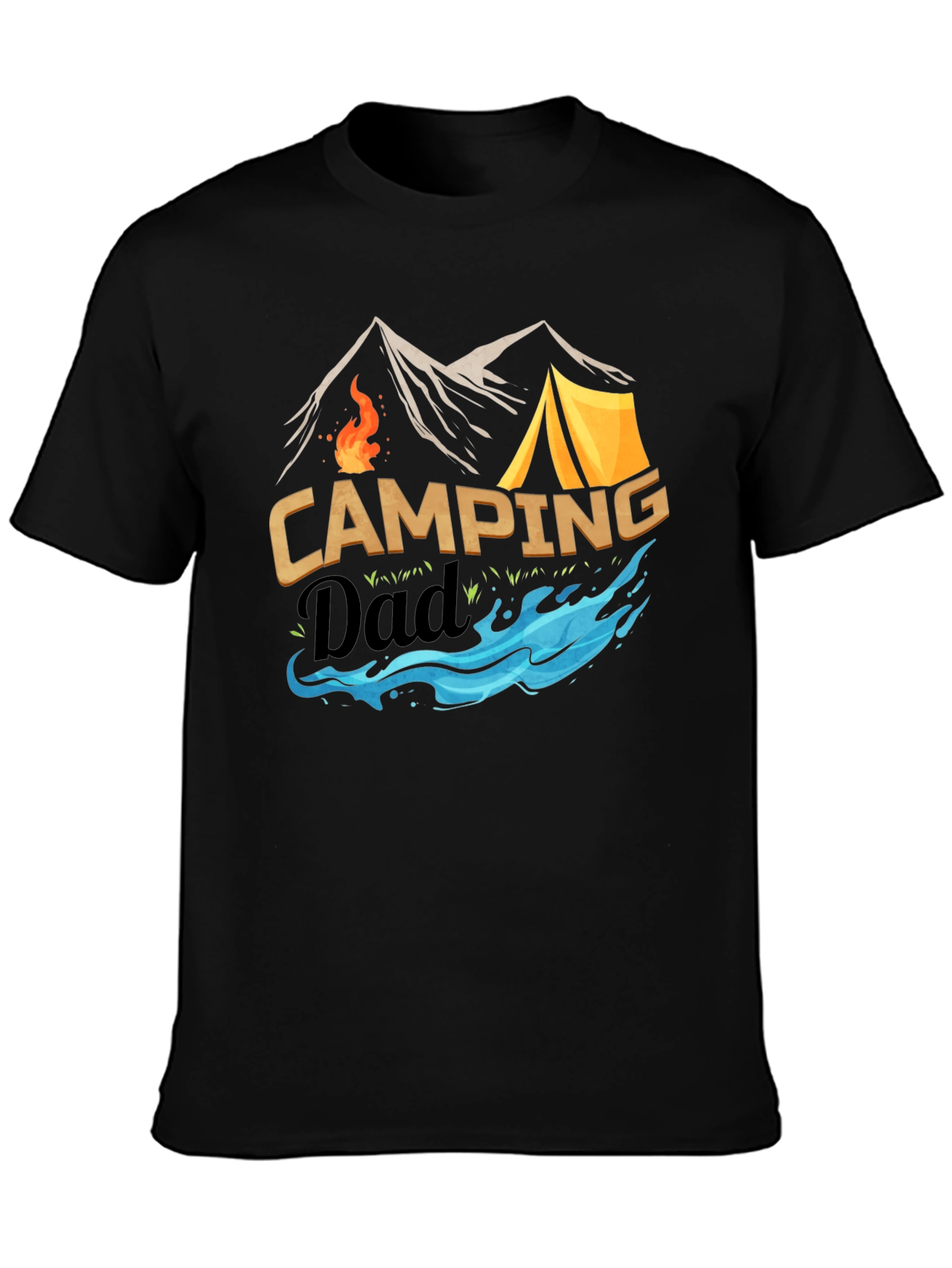 Camping Dad T-Shirt: Adventure Awaits!
