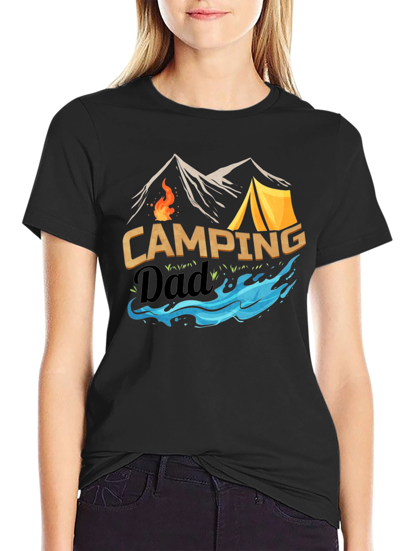 Camping Dad T-Shirt: Adventure Awaits!