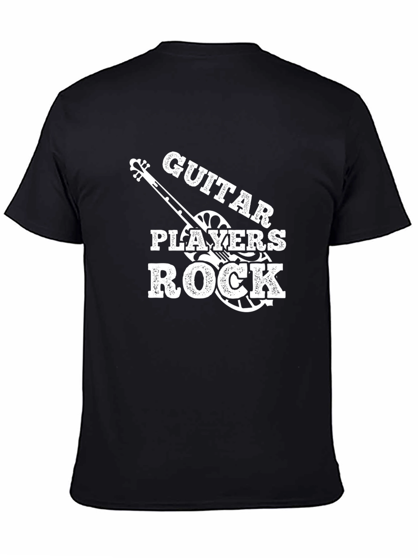 Guitar Players Rock Graphic T-Shirt - Black