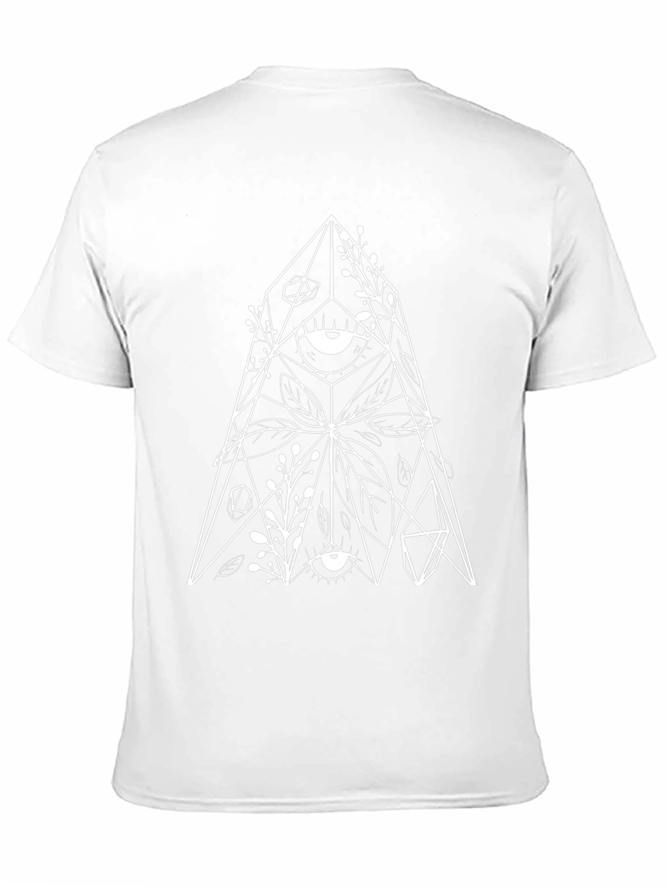 Mystic Eye Graphic Tee - Black Cotton T-Shirt