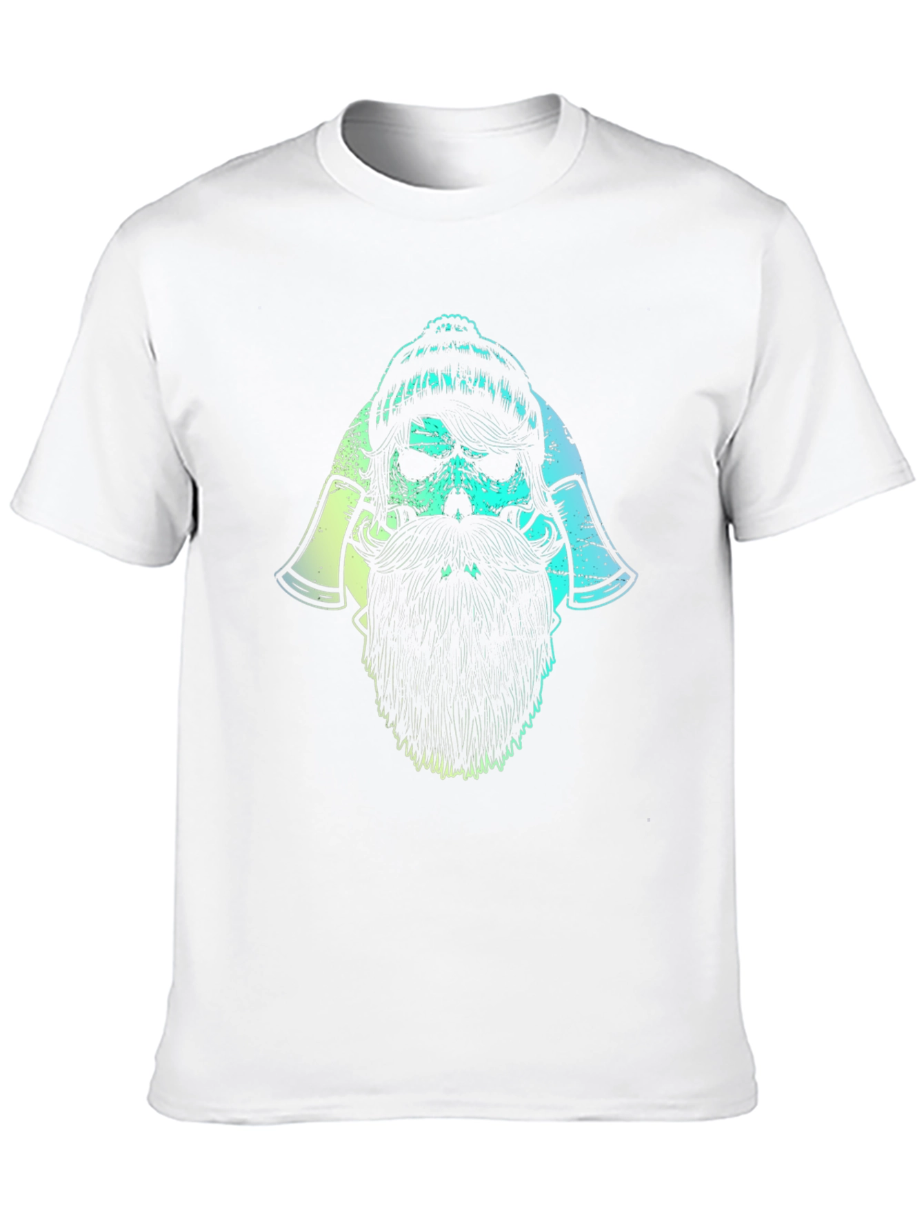 Lumberjack Skull Graphic Tee - Black Cotton Blend
