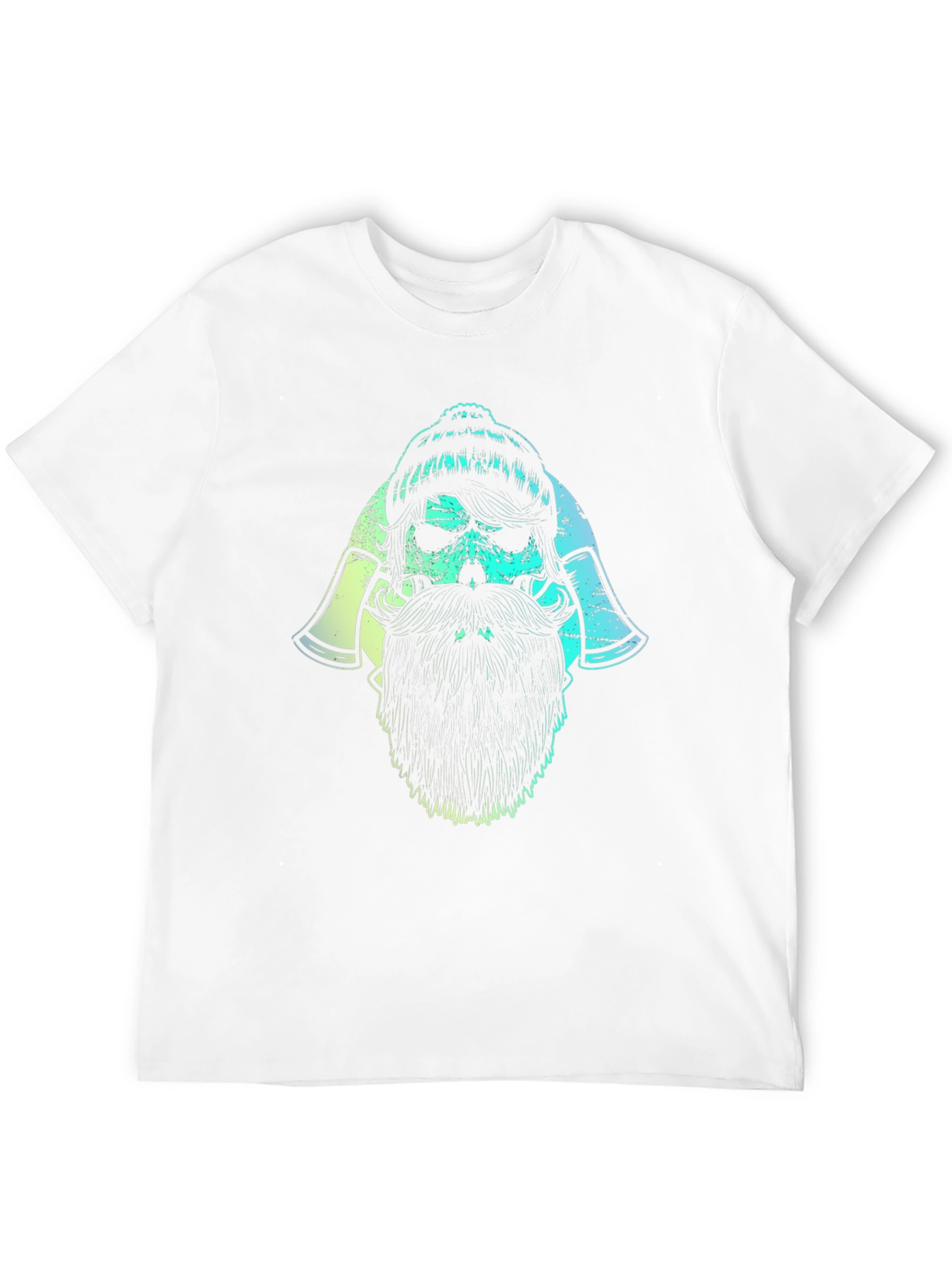 Lumberjack Skull Graphic Tee - Black Cotton Blend