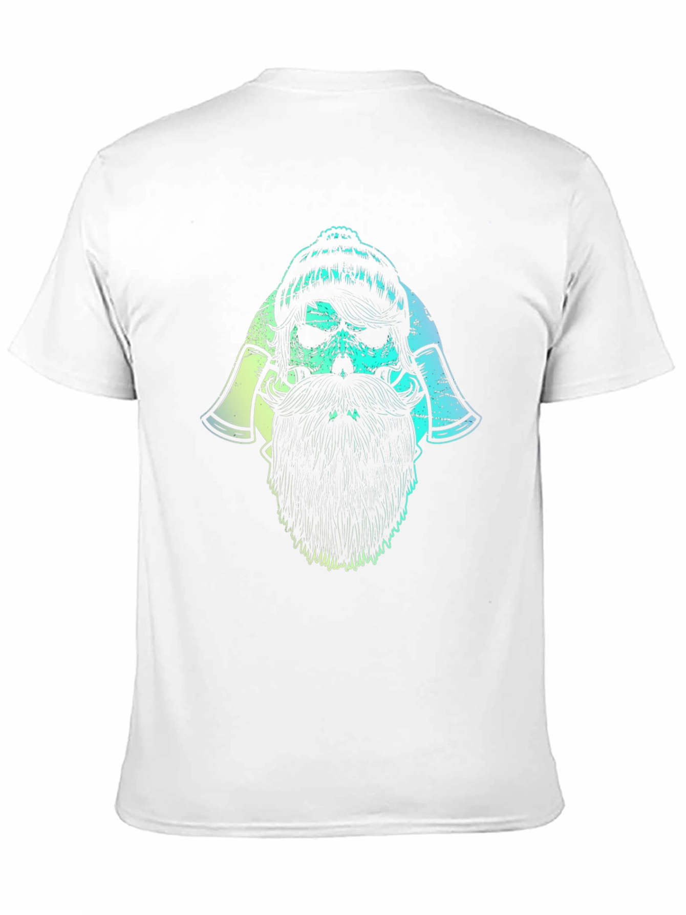 Lumberjack Skull Graphic Tee - Black Cotton Blend