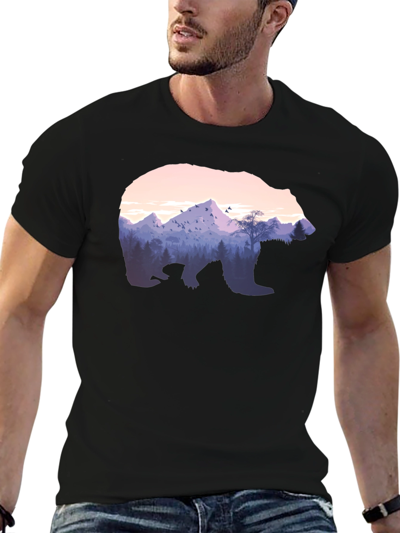 Bear Mountain T-Shirt - Nature Graphic Tee