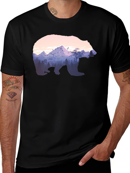 Bear Mountain T-Shirt - Nature Graphic Tee