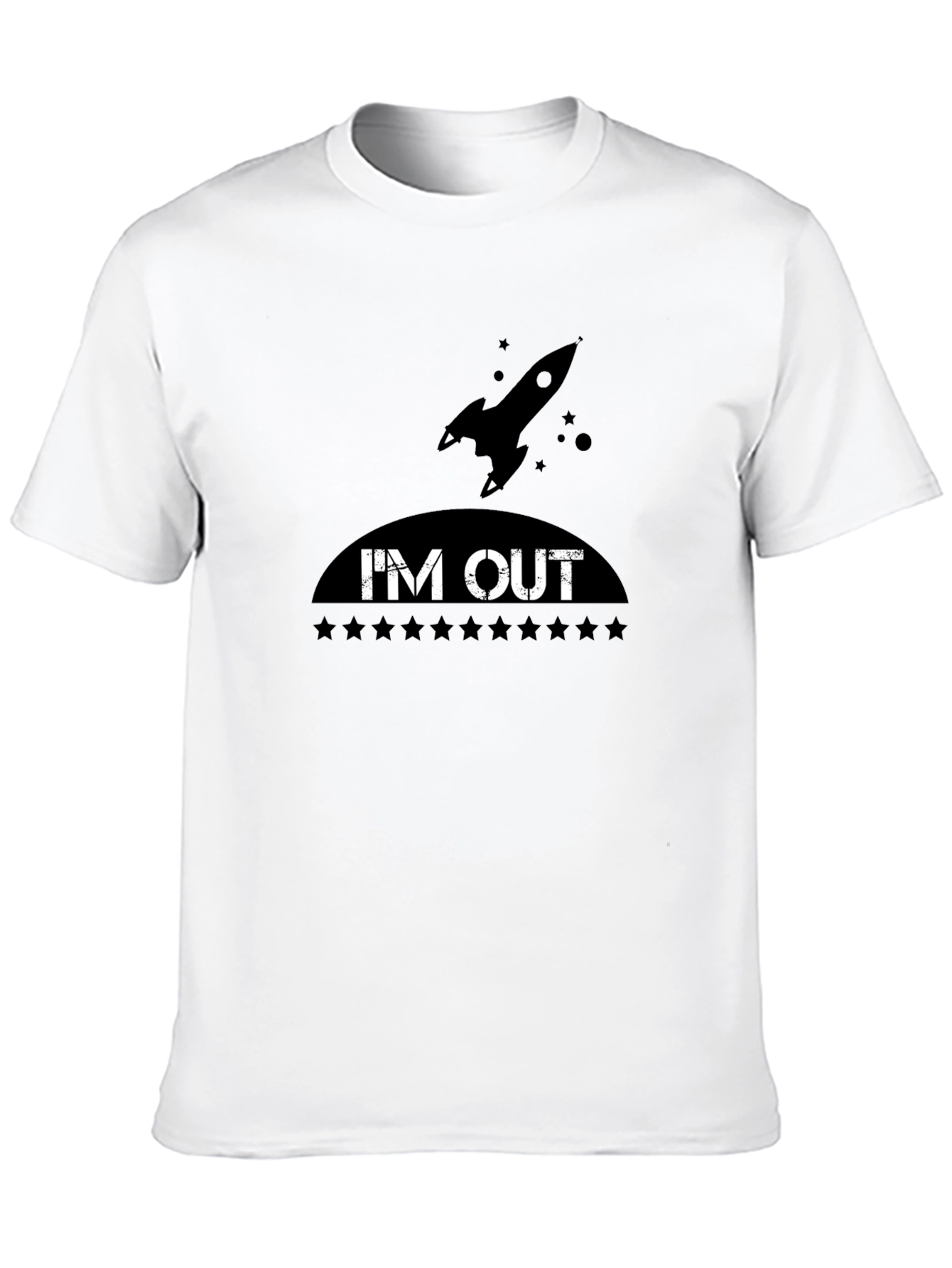 Im Out Rocket Black T-Shirt