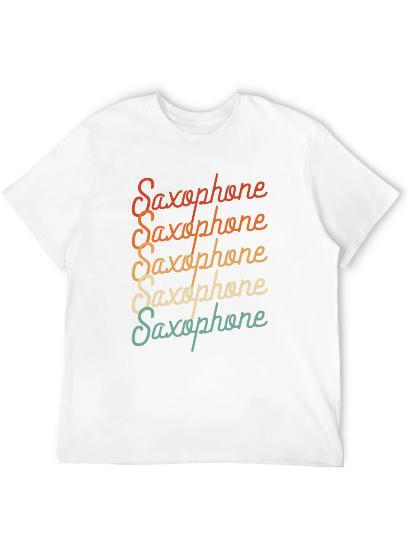Retro Saxophone T-Shirt - Music Lover Tee